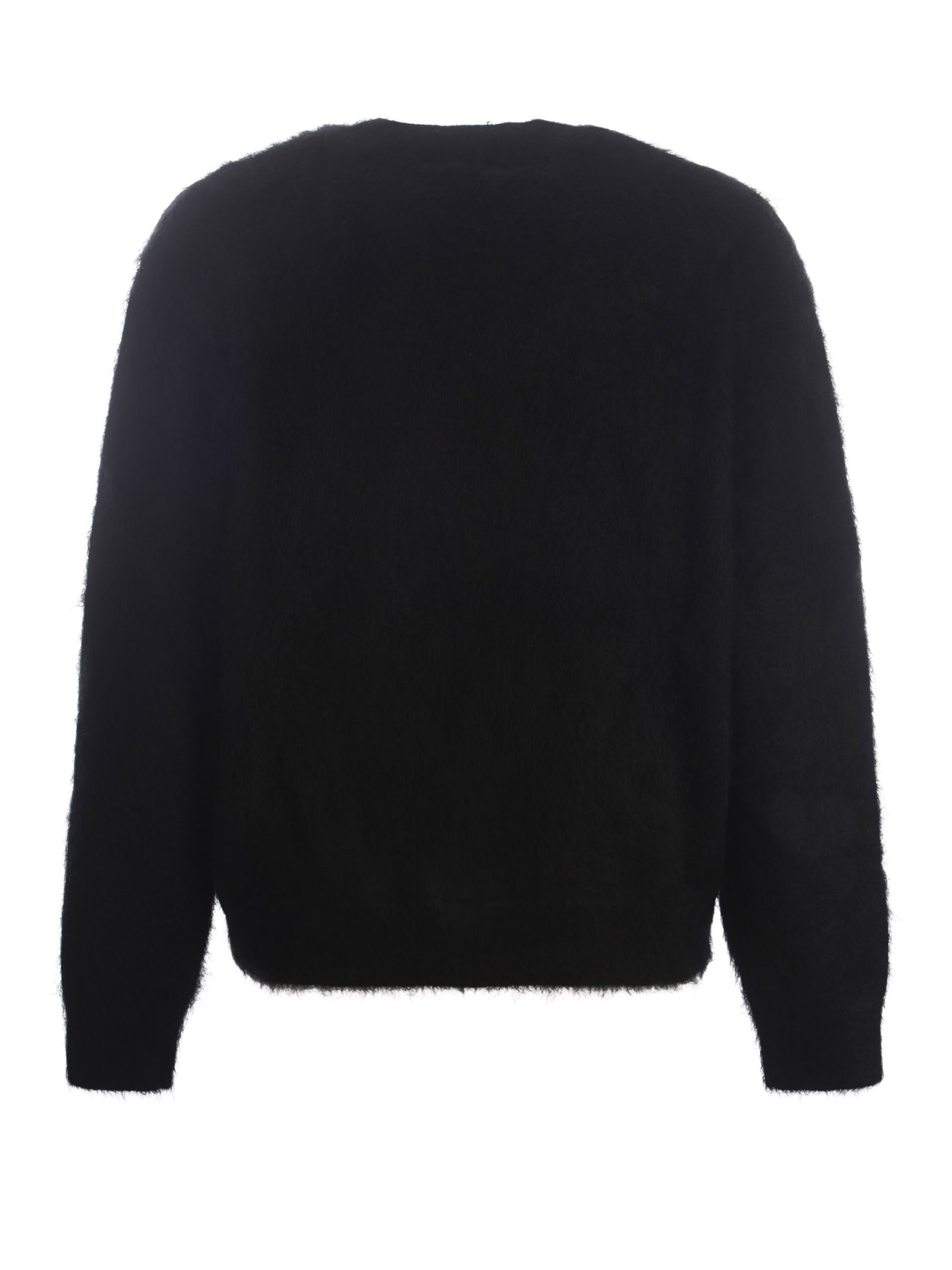 Shop Axel Arigato Sweater  Primary In Mohair Blend In Nero