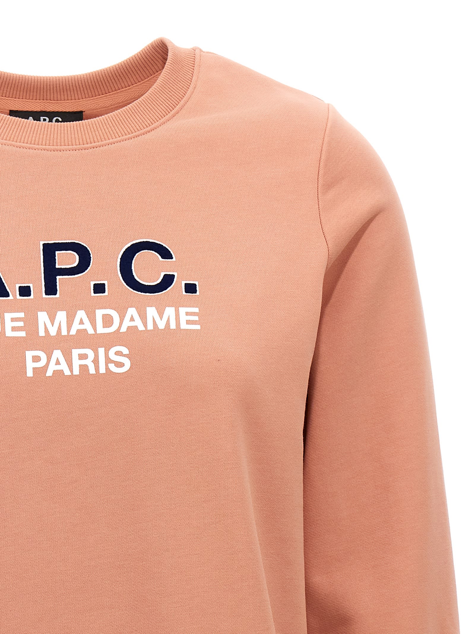 Shop Apc Madame Sweatshirt In Pink