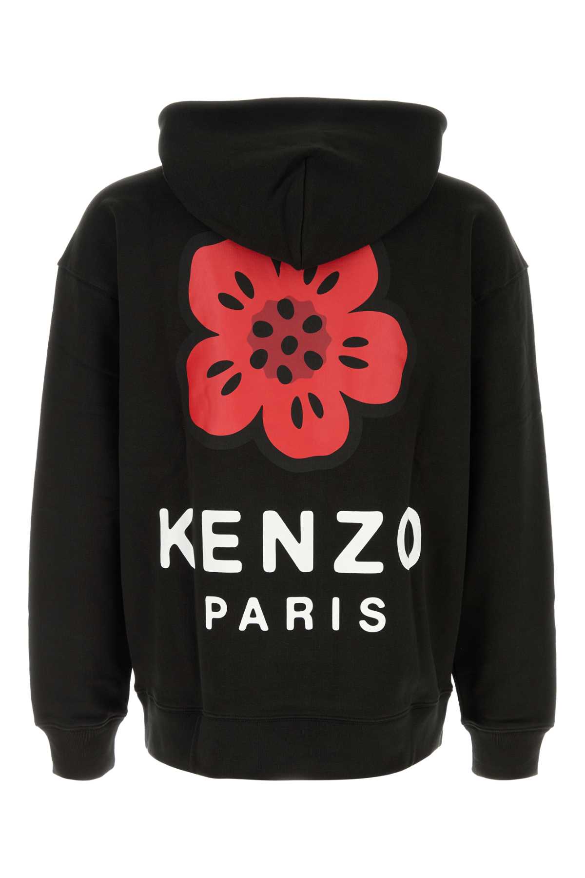 Shop Kenzo Black Stretch Cotton Sweatshirt In Noir