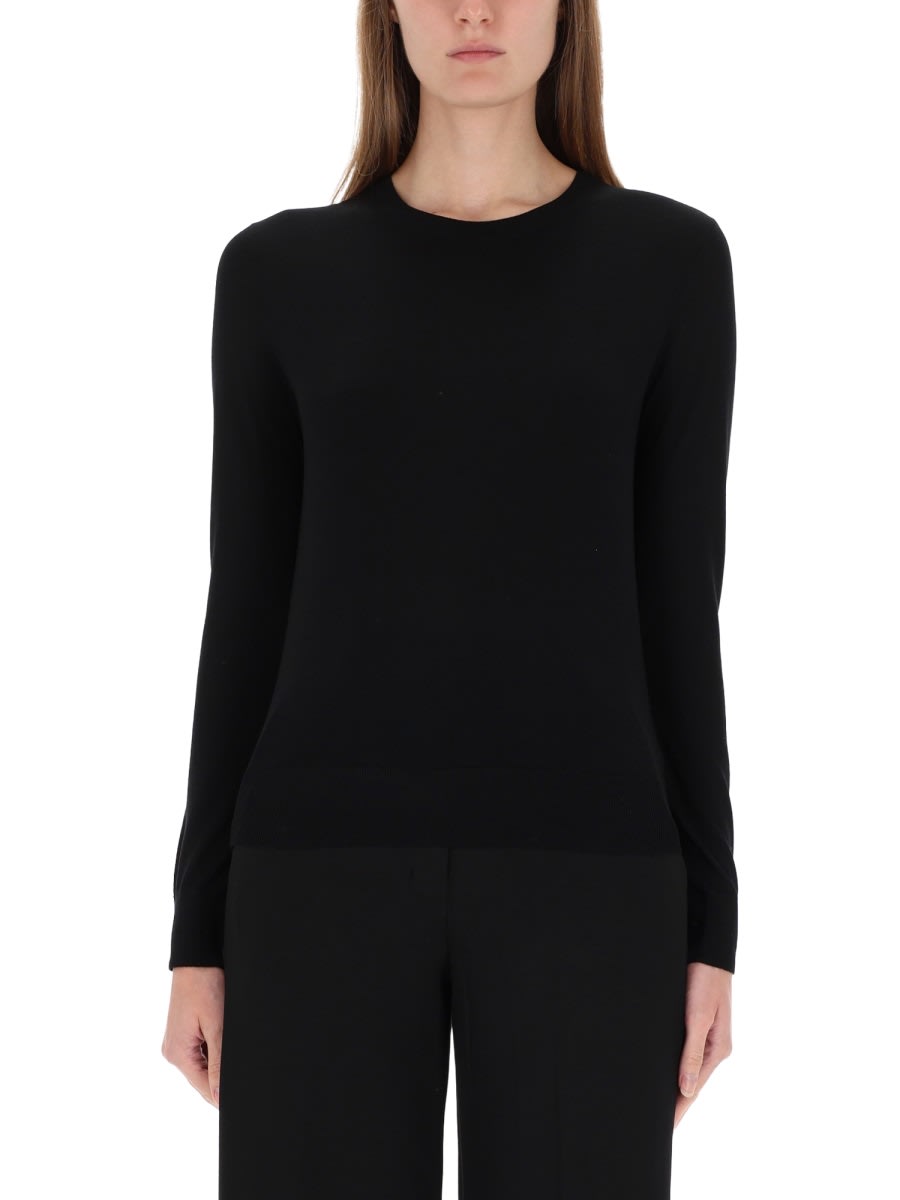 Theory Wool Jersey. In Black