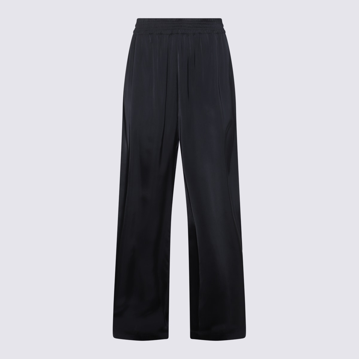 Blue Viscose Pants