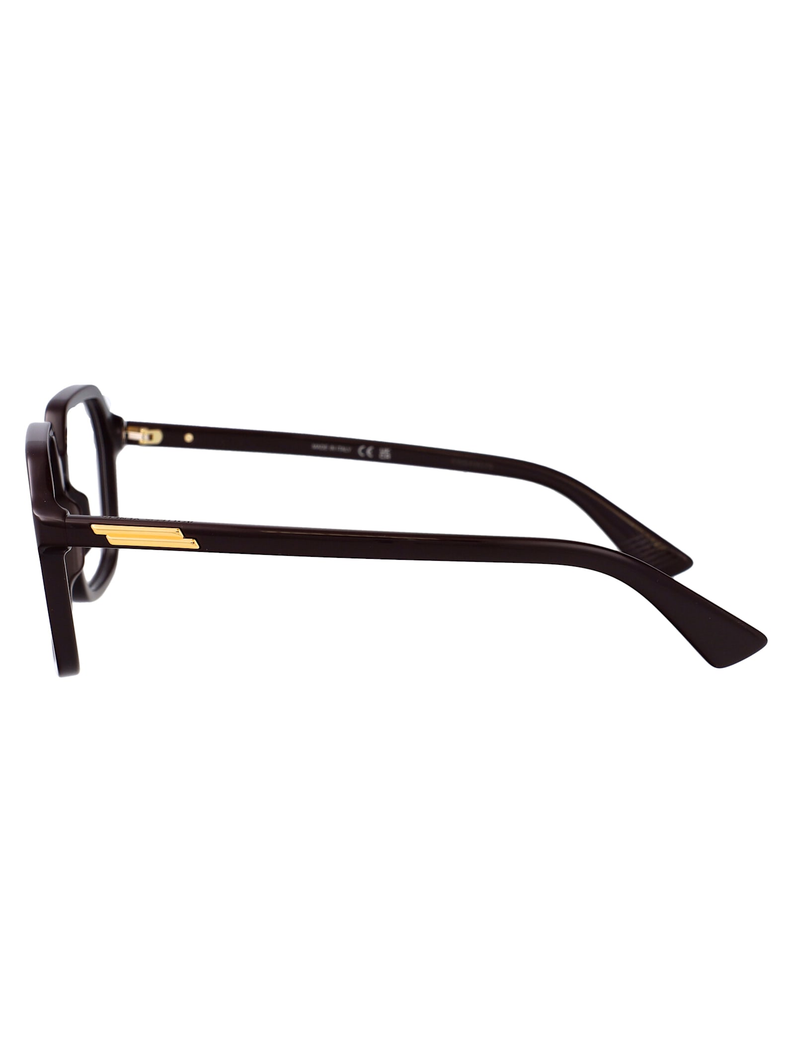 Bottega Veneta Bv1329o Glasses In Violet-violet-transparent