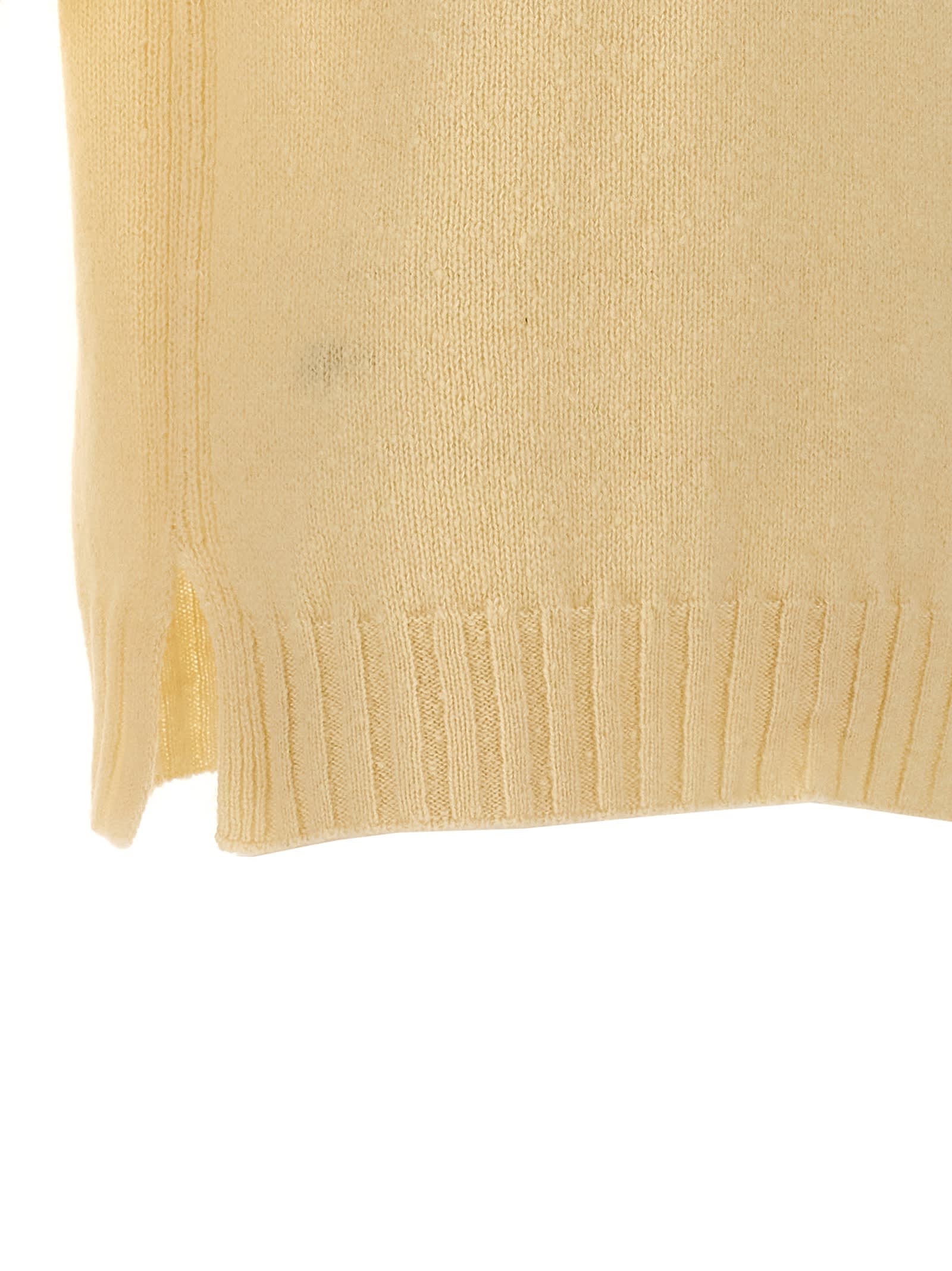 Shop Jil Sander Wool Sweater In White