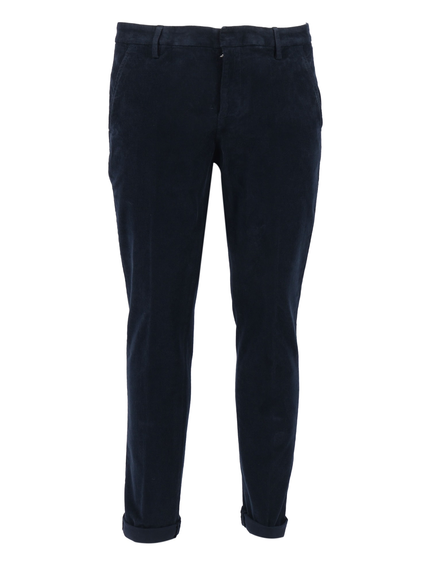 Dondup Belt Loop Casual Pants In Blue