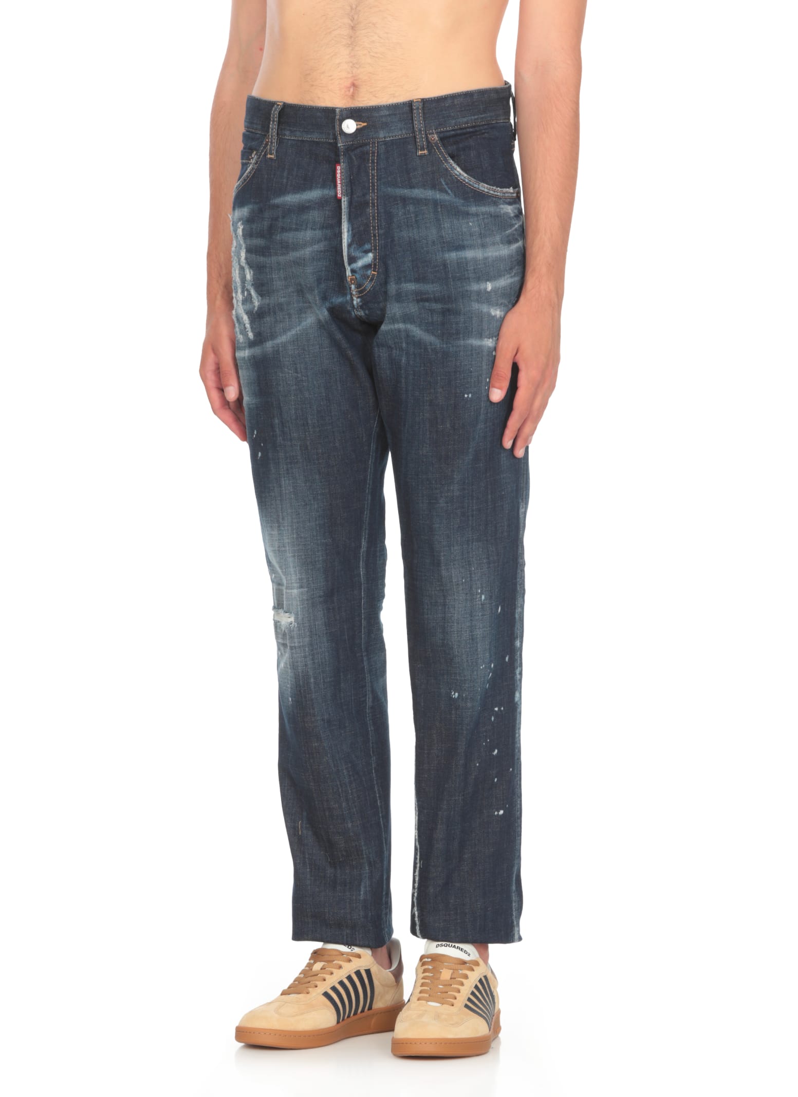 Shop Dsquared2 Cool Guy Jeans In Blue