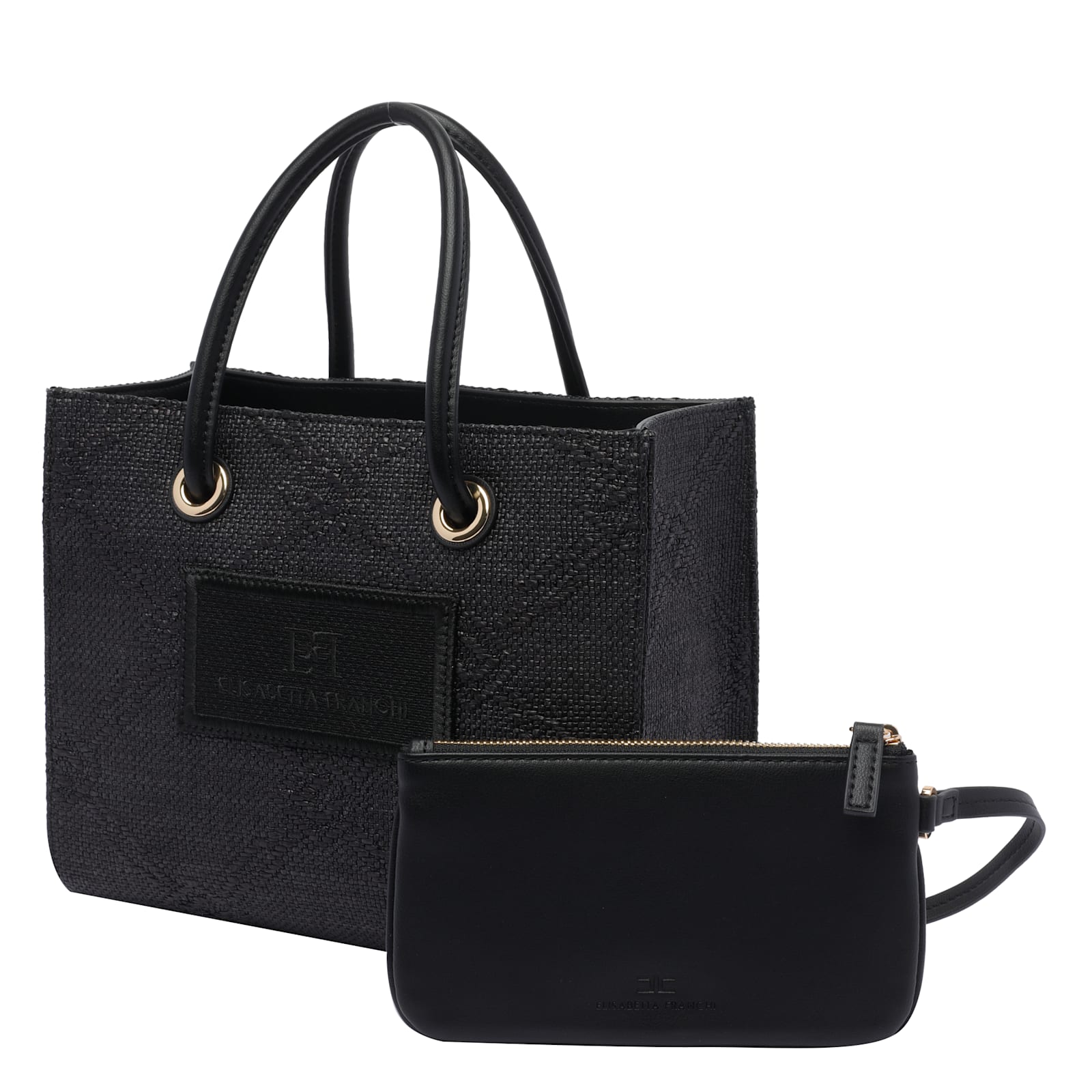 Elisabetta Franchi Logo Tote Bag
