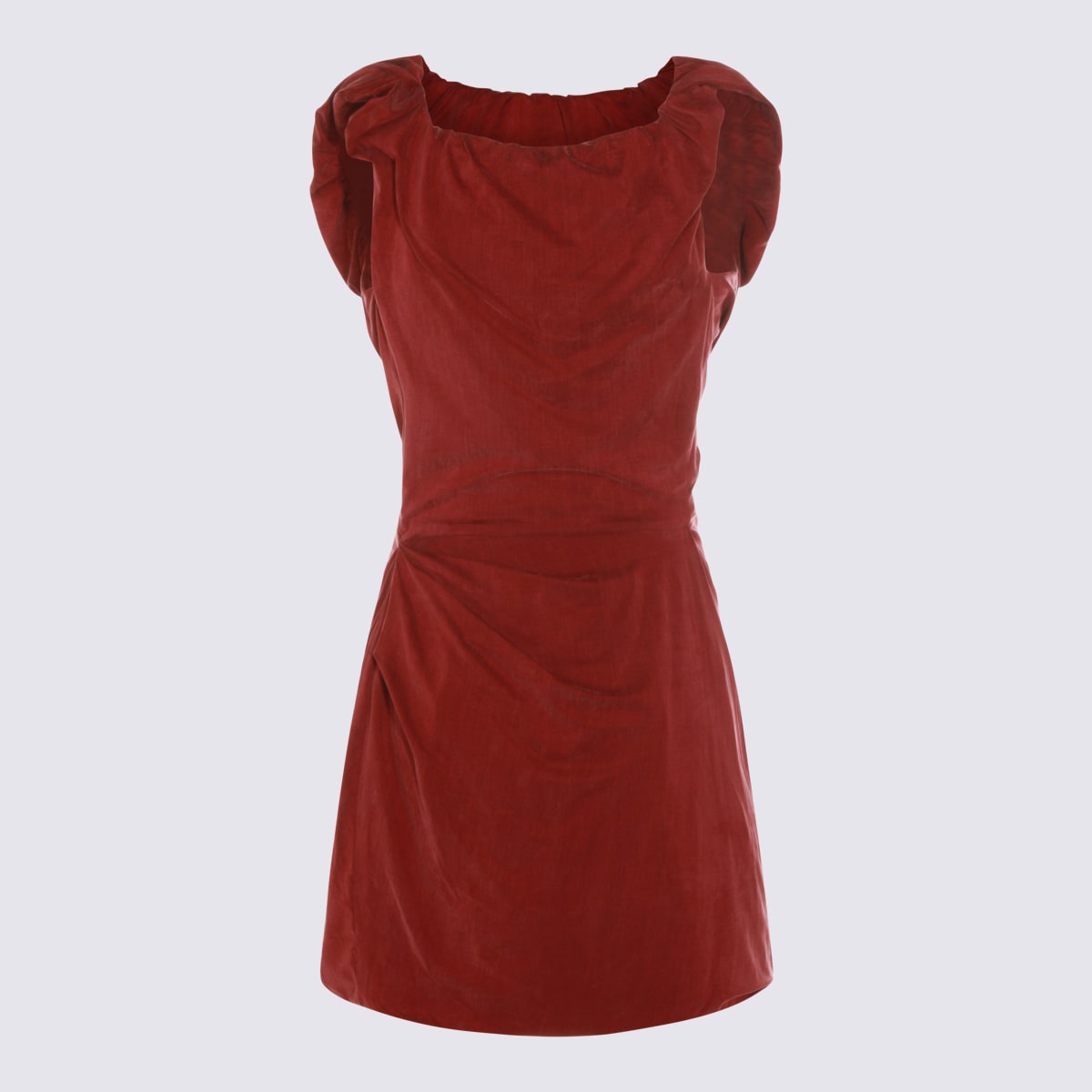 Vivienne Westwood Red Mini Dress In Brown