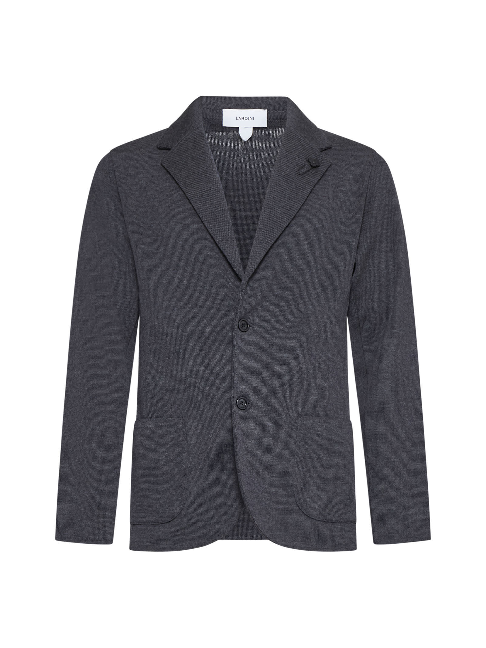 Shop Lardini Blazer In Grigio Antracite