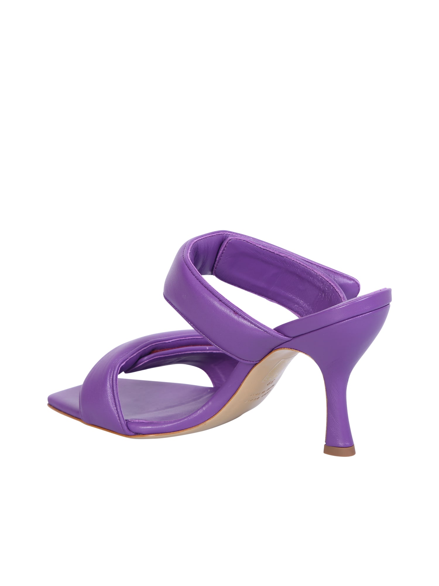 Shop Gia Borghini High-heeled Straps Sandal Perni 03 Purple