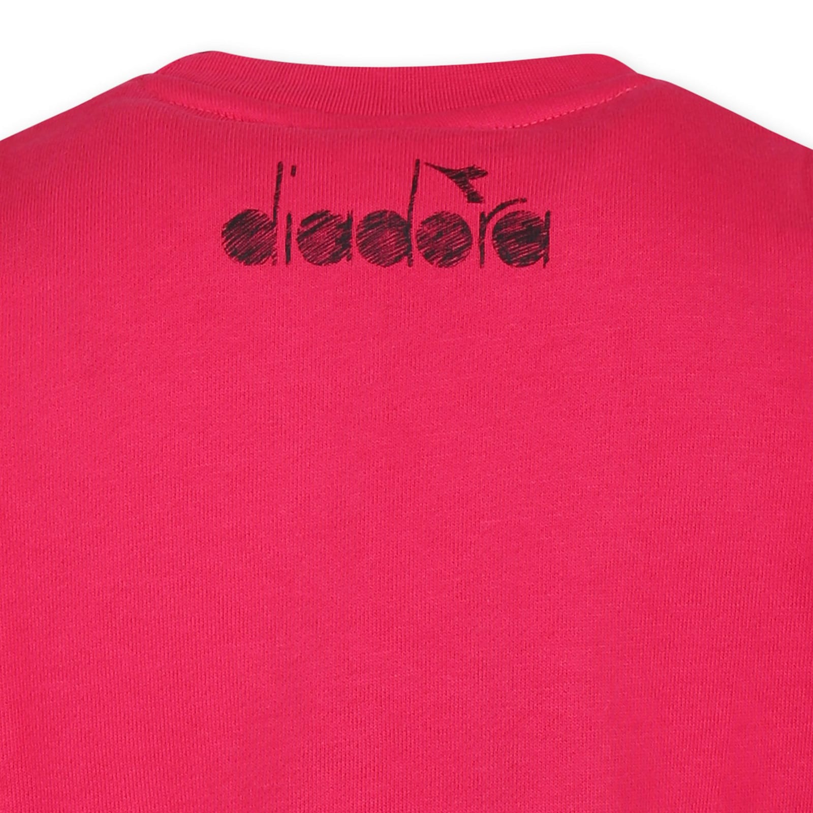 DIADORA FUCHSIA SWEATSHIRT FOR GIRL WITH LOGO