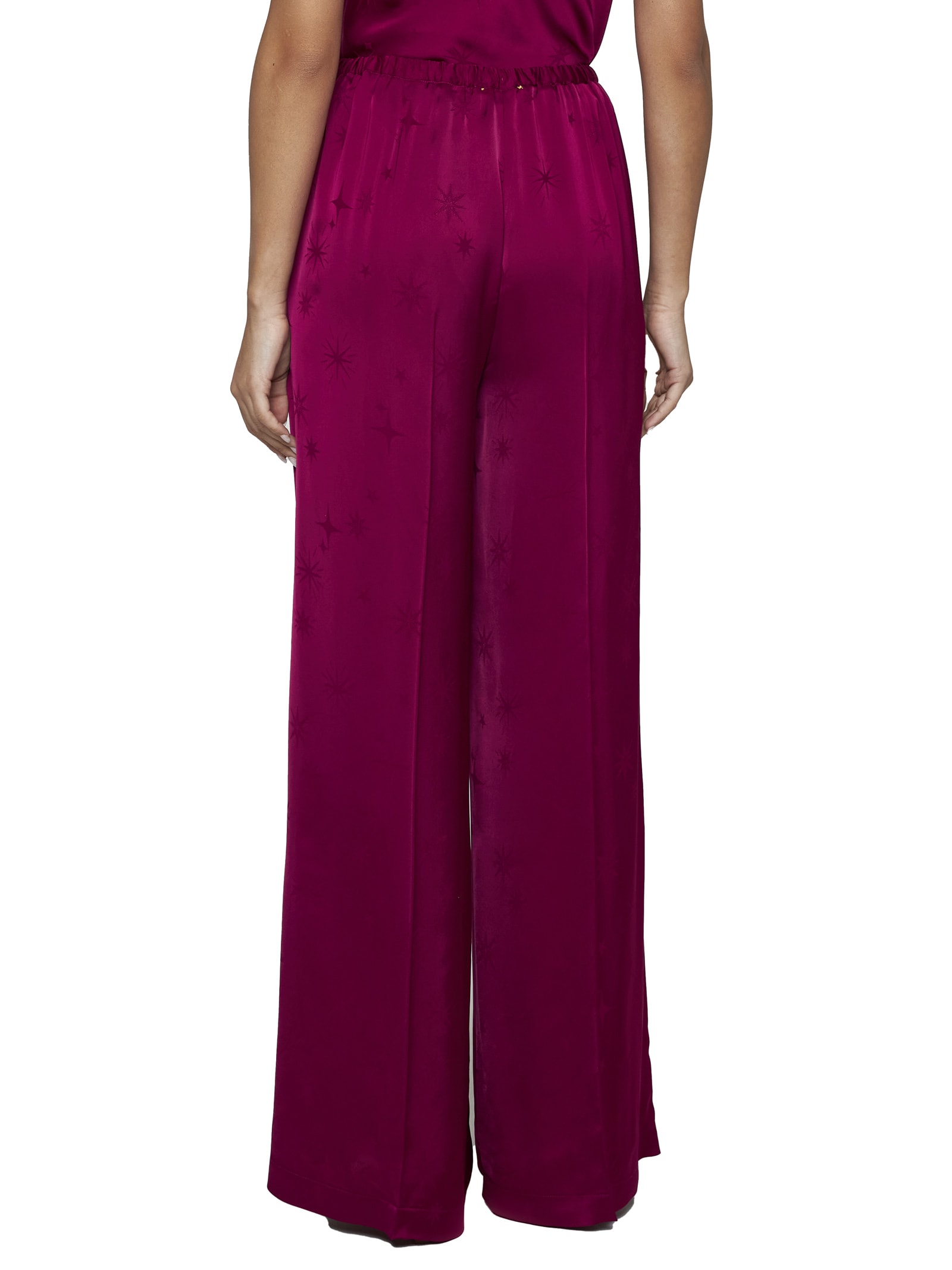 Shop Forte Forte Pants In Ruby