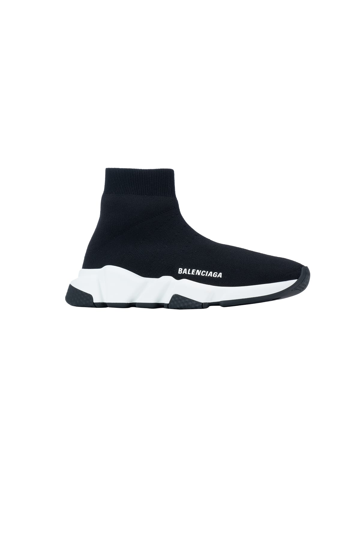 Shop Balenciaga Sneakers In Black White Black