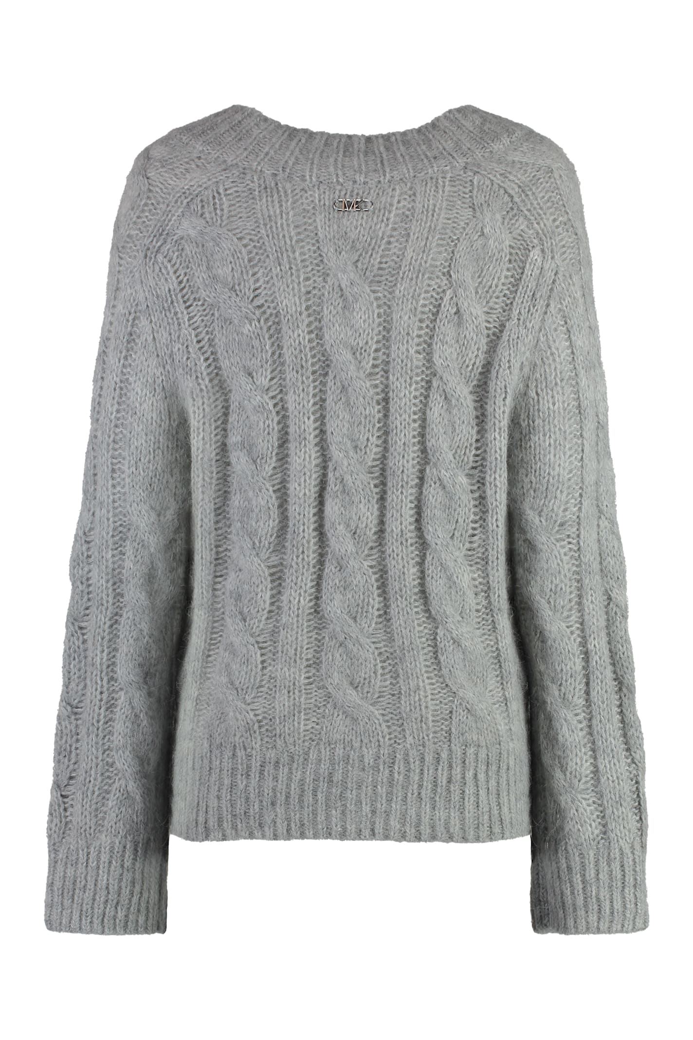 Shop Michael Michael Kors Alpaca Blend Sweater In Grey