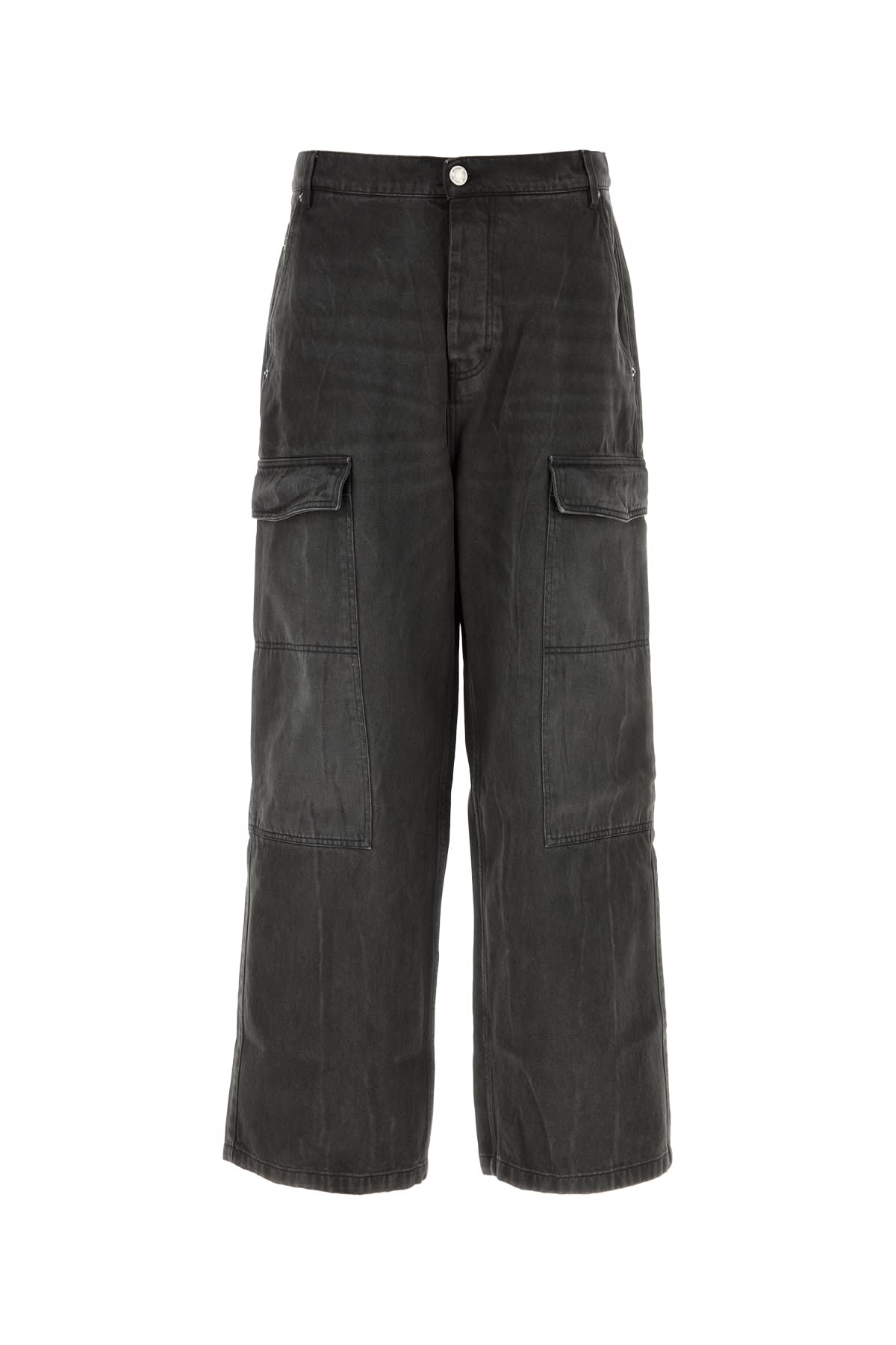 Shop Ami Alexandre Mattiussi Worker Baggy In Black