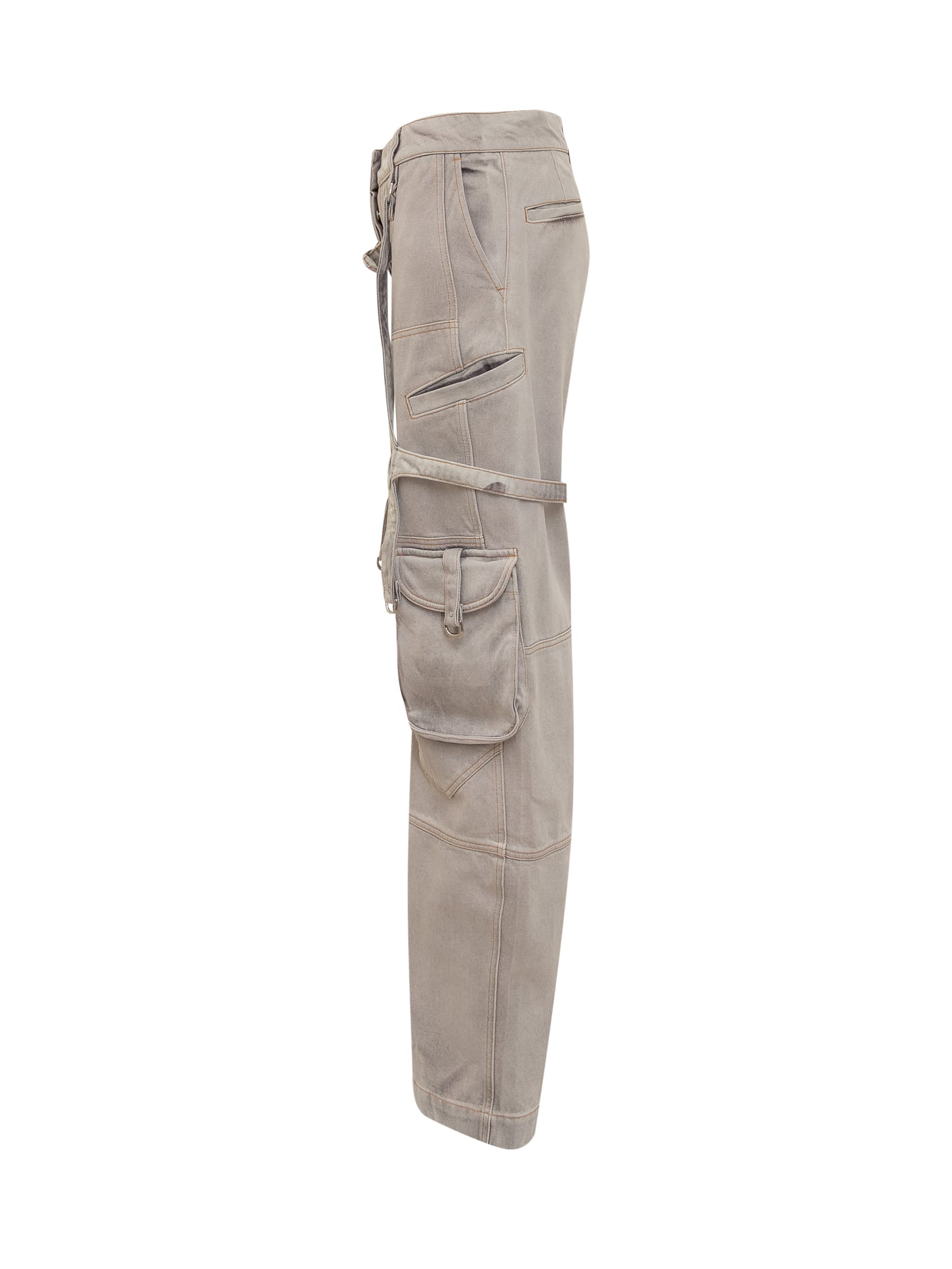 Shop Off-white Cargo Jeans In Burnished Lilac