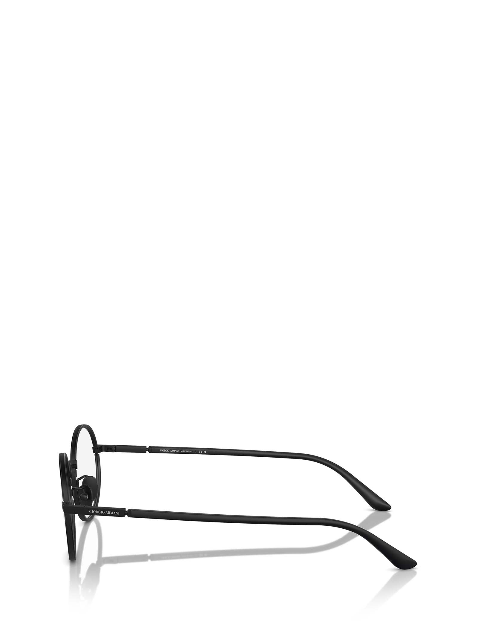 Shop Giorgio Armani Ar5145j Matte Black Glasses