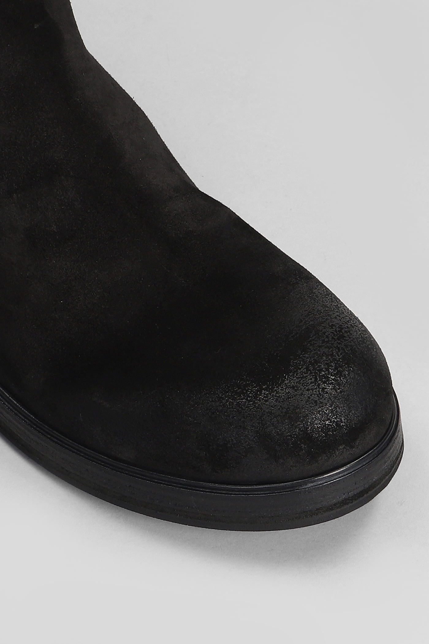 Shop Marsèll Zucca Ankle Boots In Black Suede