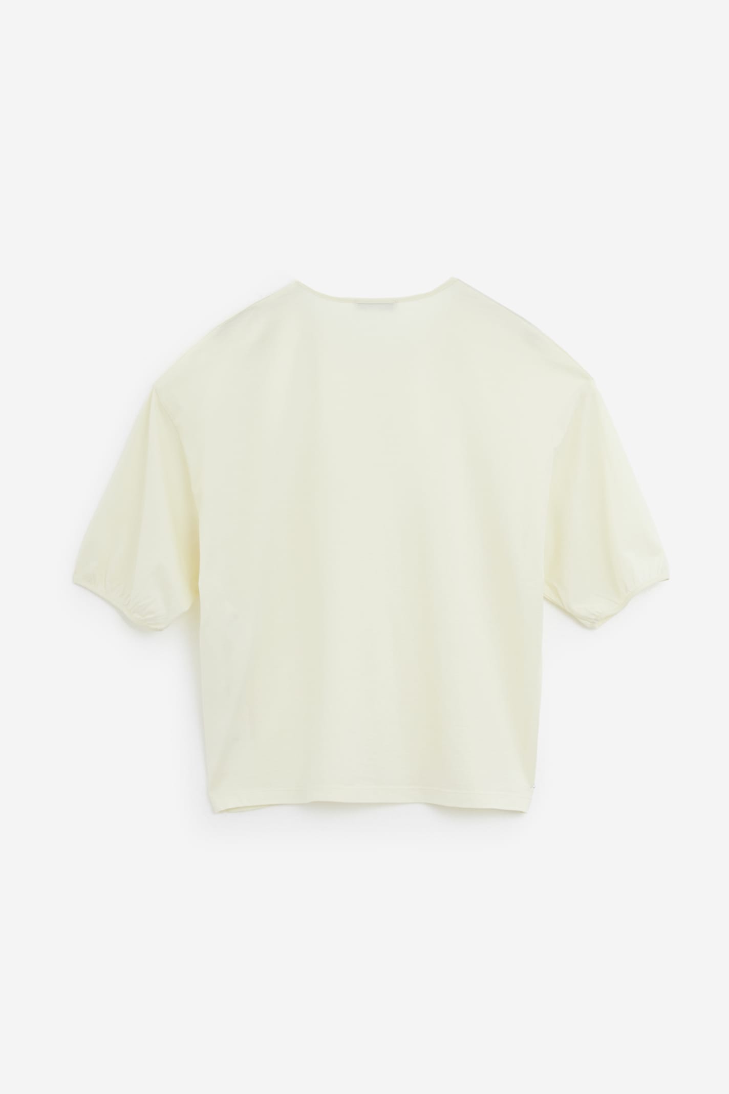 Shop Lemaire Ss Relaxed T-shirt In Yellow