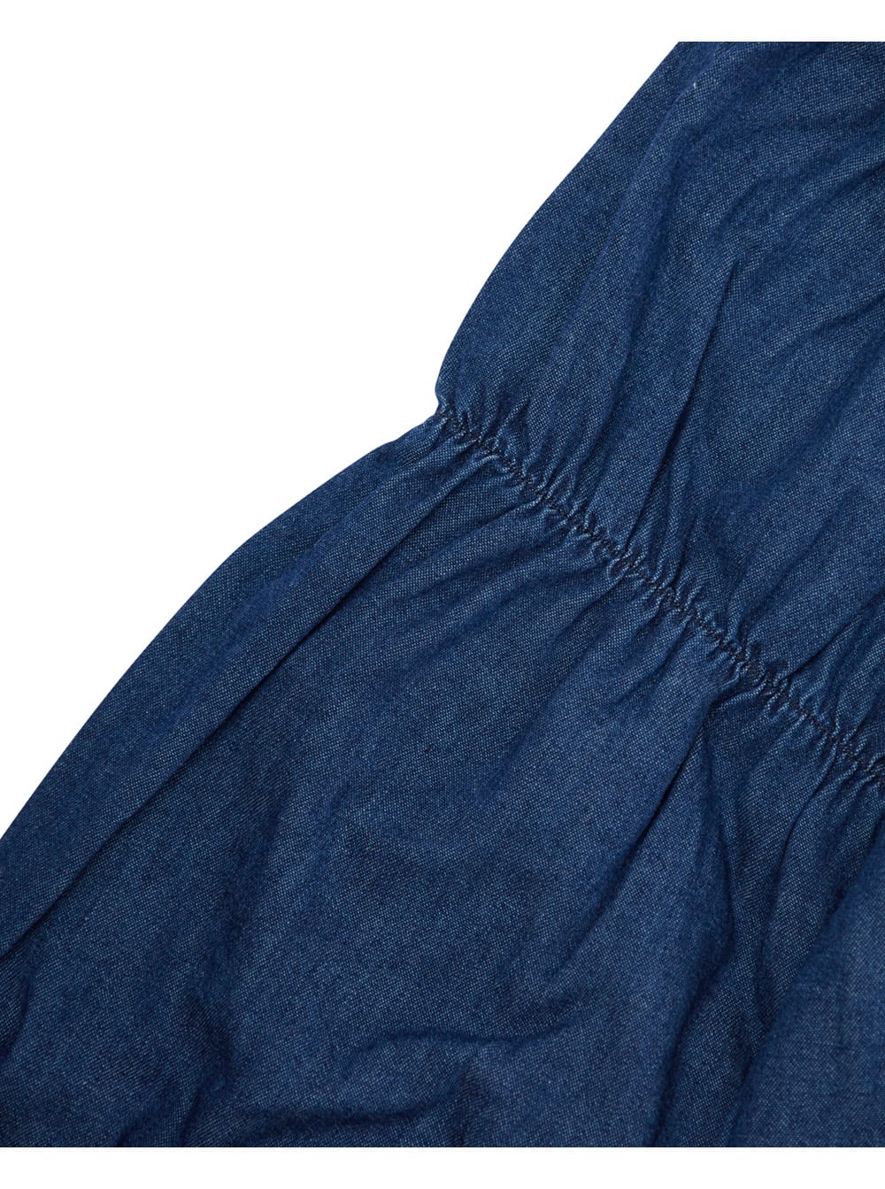 Il Gufo Gathered-sleeve Shirt In Blue