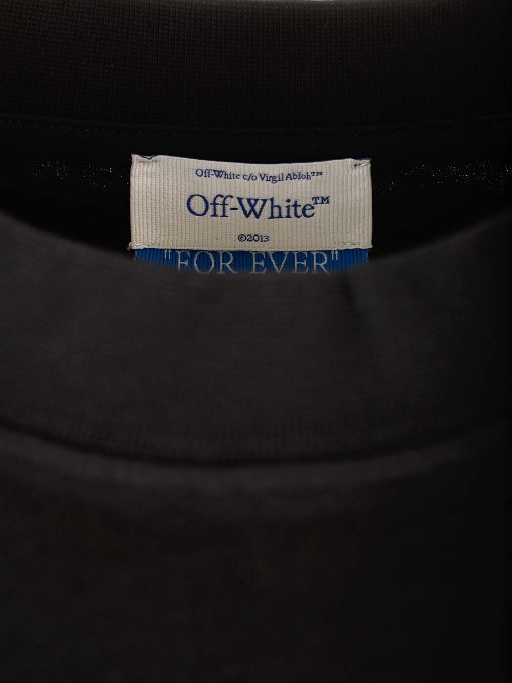 Shop Off-white Skate T-shirt In Black White