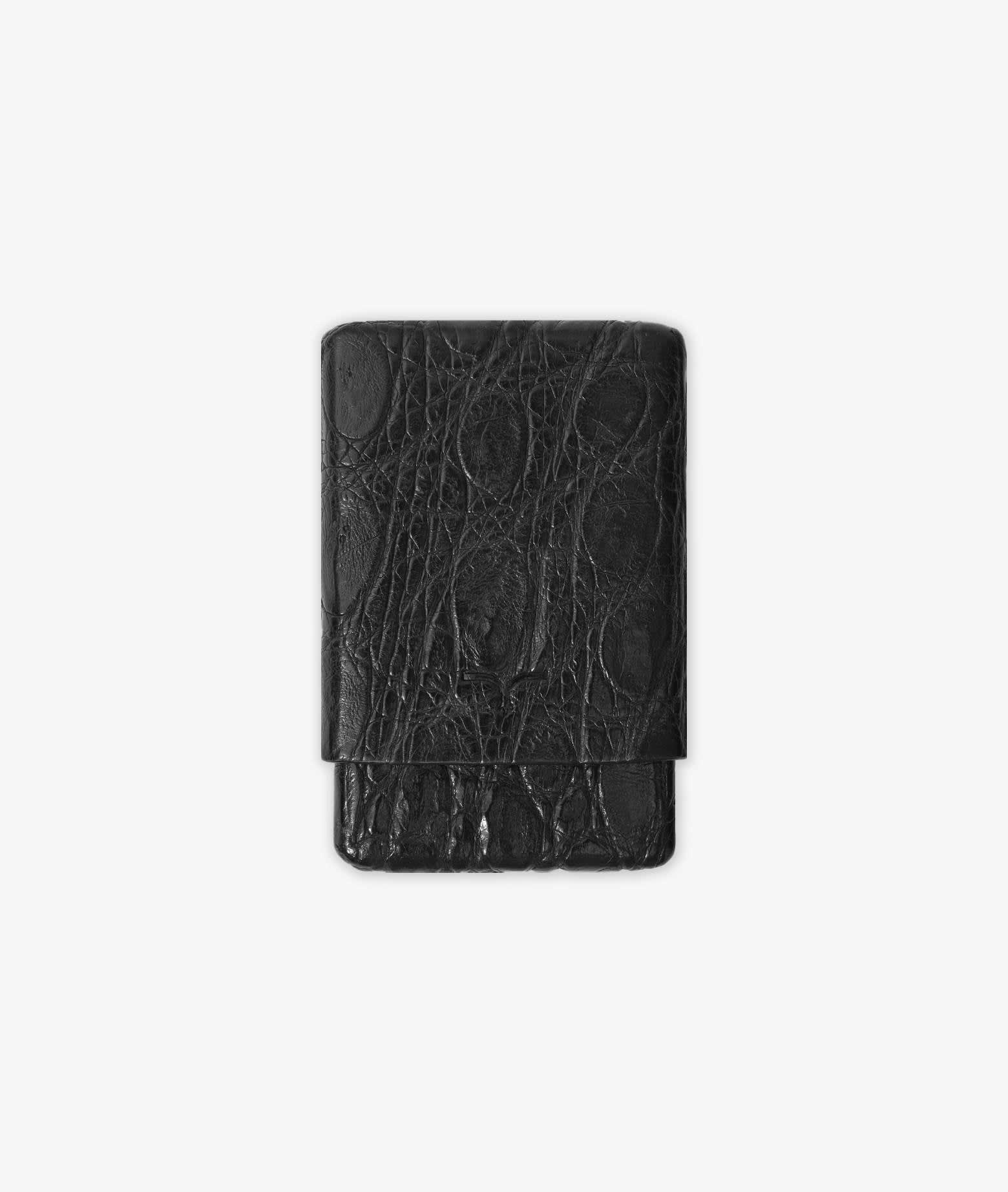 Larusmiani Business Cards/credit Cards Holder Wallet In Black