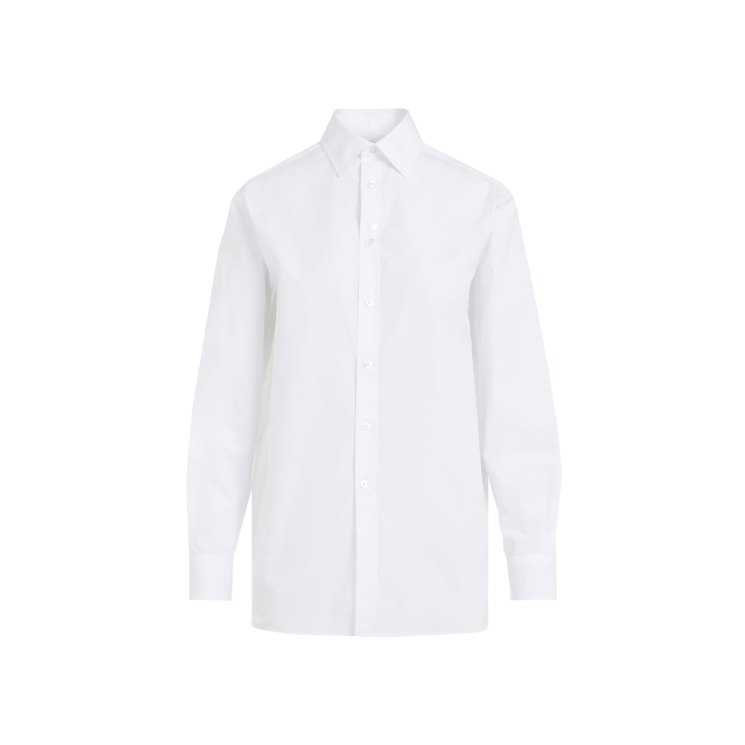Shop Polo Ralph Lauren Adrien Ls Shirt In White