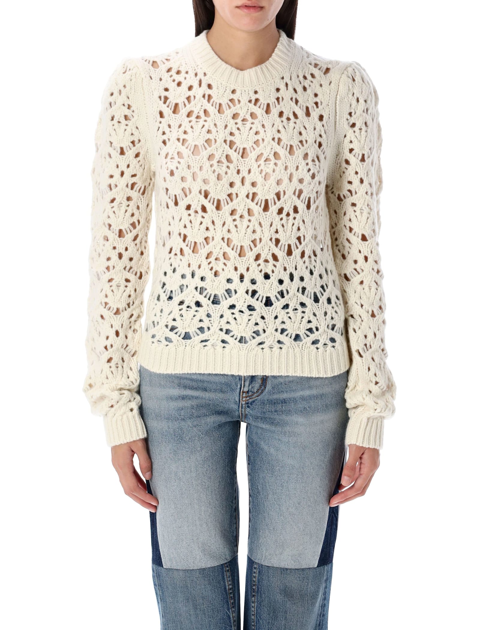 Chloé Fitted Jumper In Wool Knit