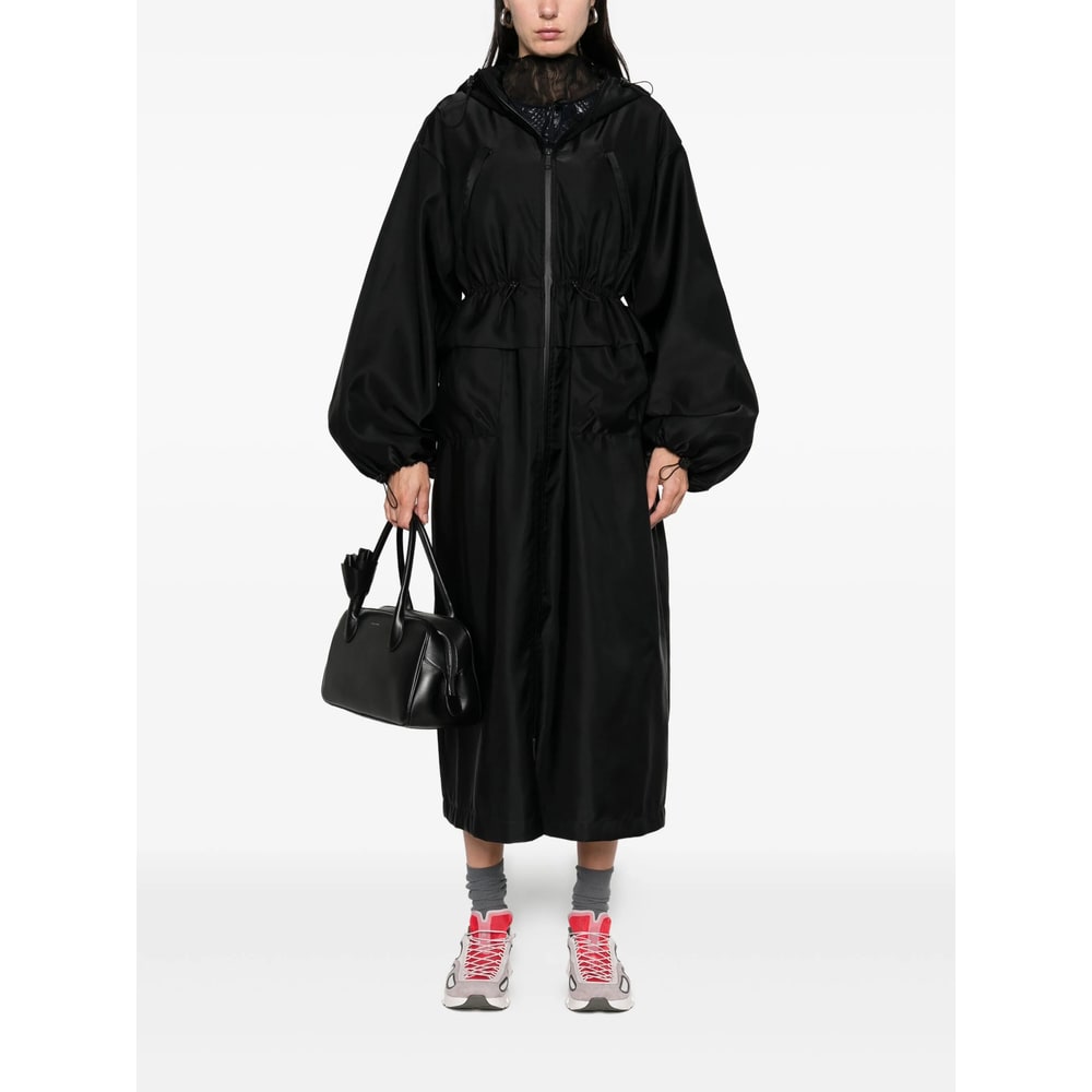 Cecilie Bahnsen Long Sleeve Windbreaker In Black
