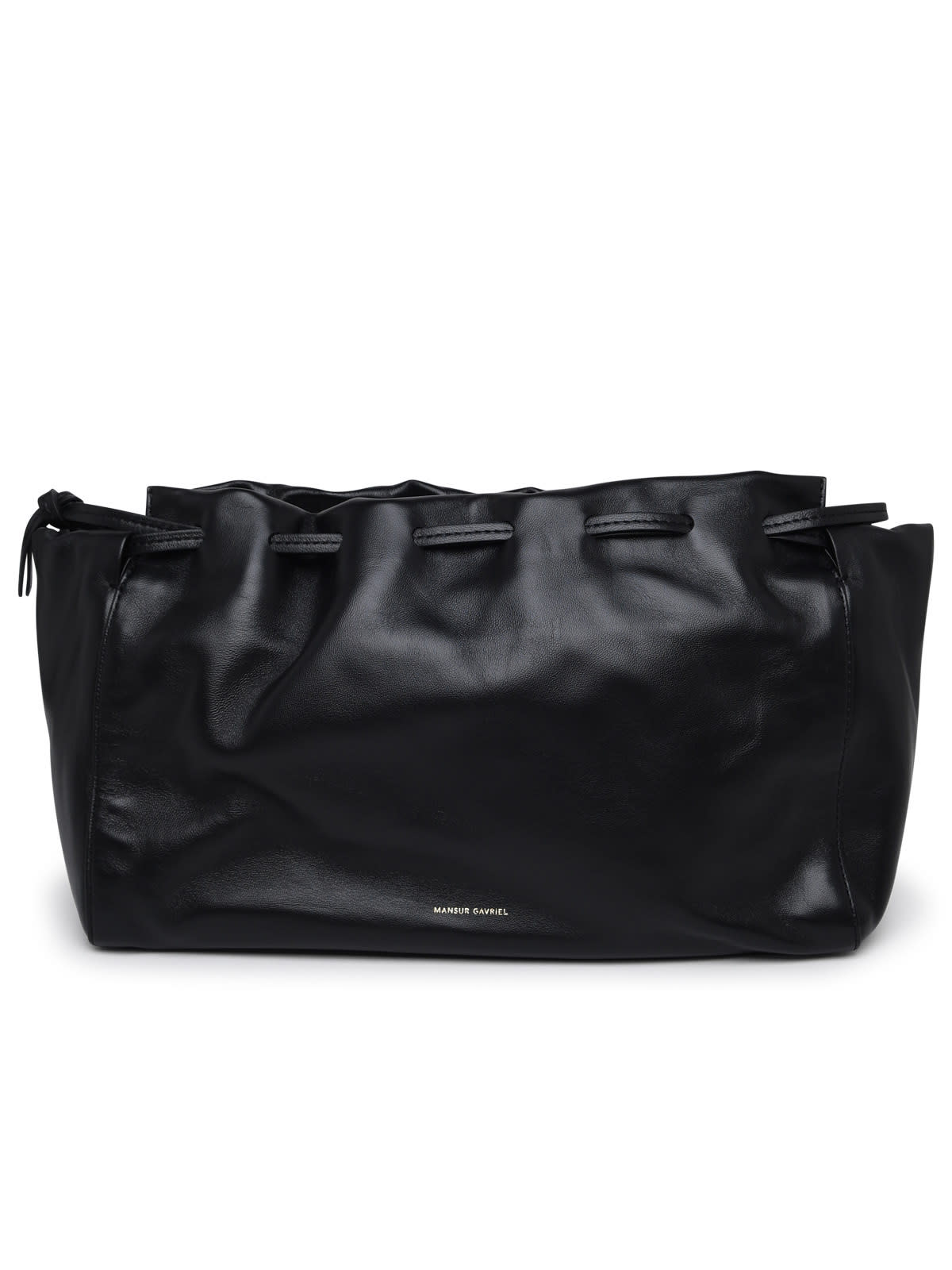 bloom Black Leather Crossbody Bag