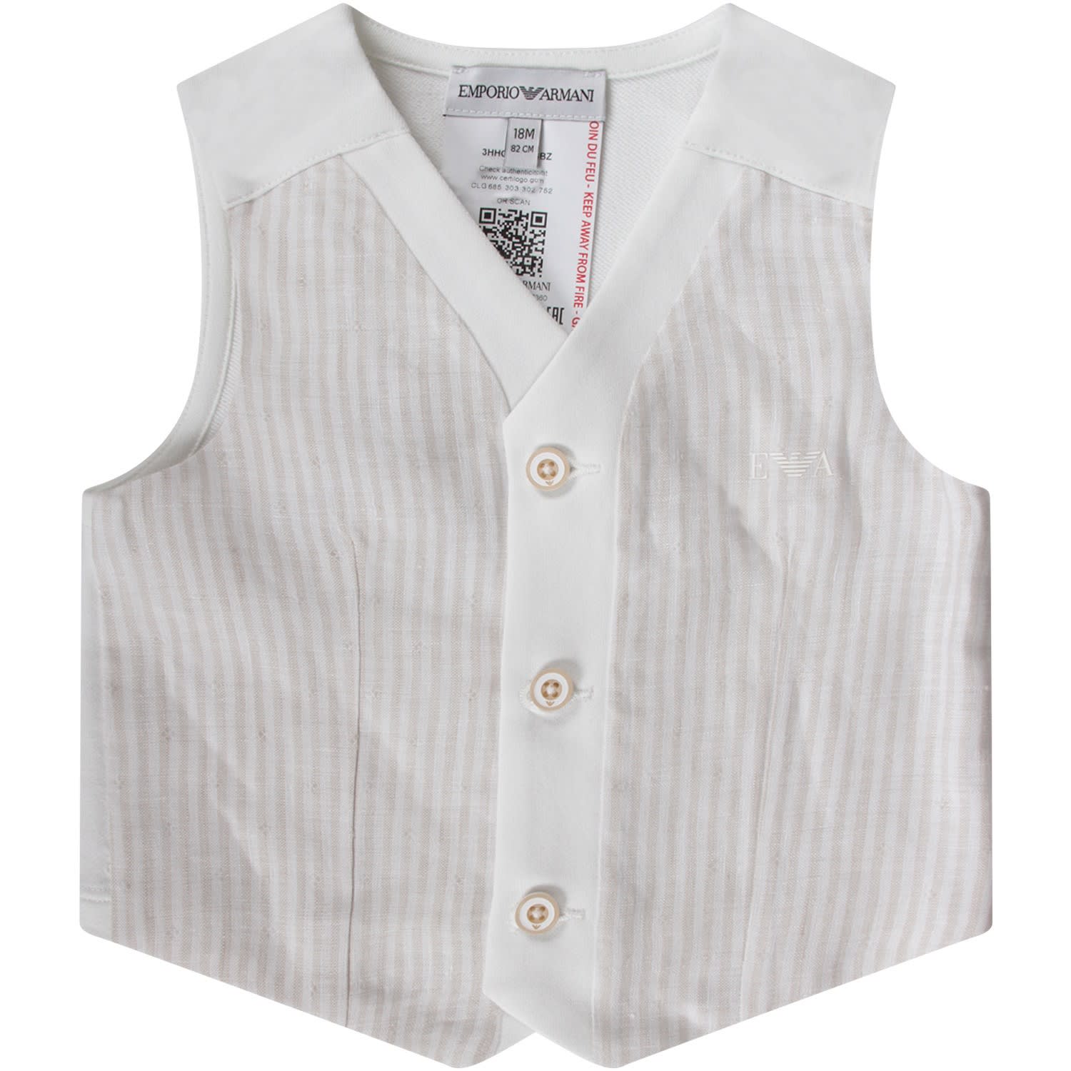 white vest for baby boy