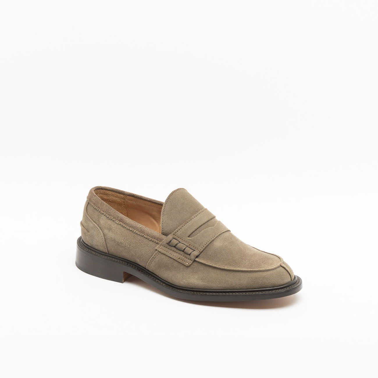 James Visone Suede Penny Loafer