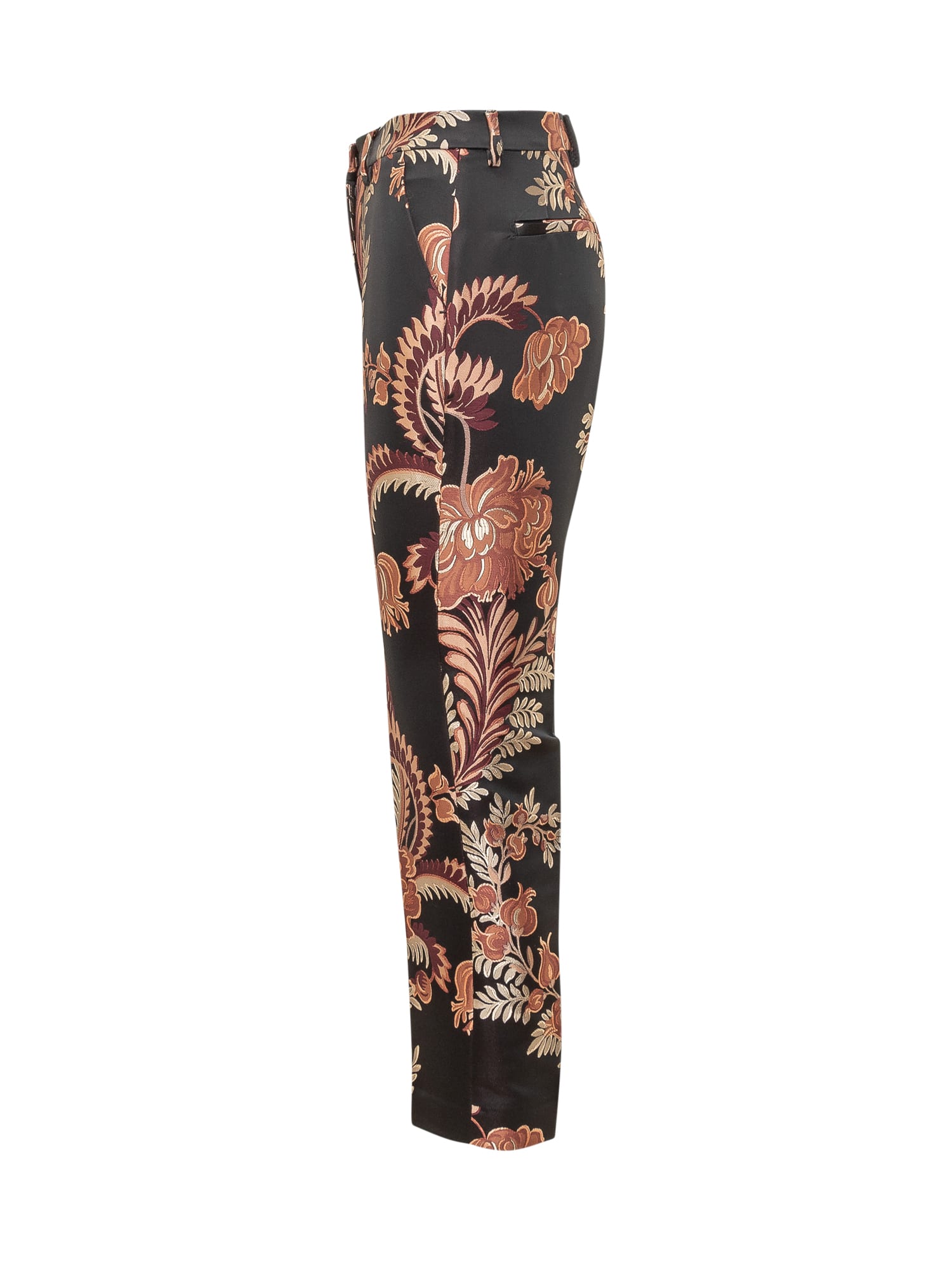 Shop Etro Trouser In Nero