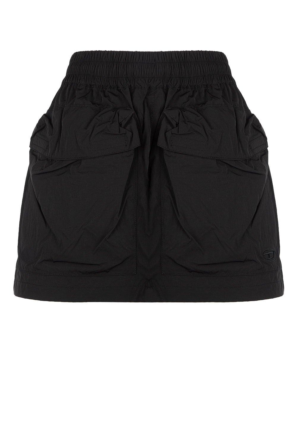 O-cean Elasticated Waistband Mini Skirt