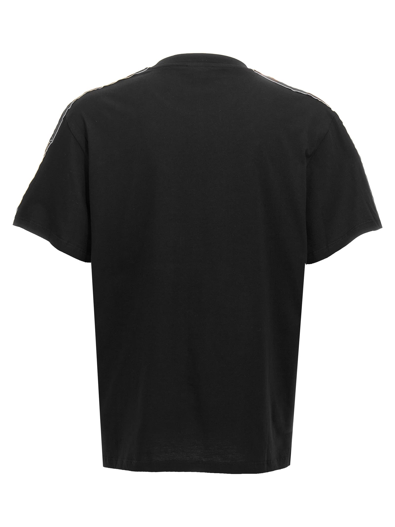 Shop Alexander Mcqueen Contrast Band T-shirt In Black