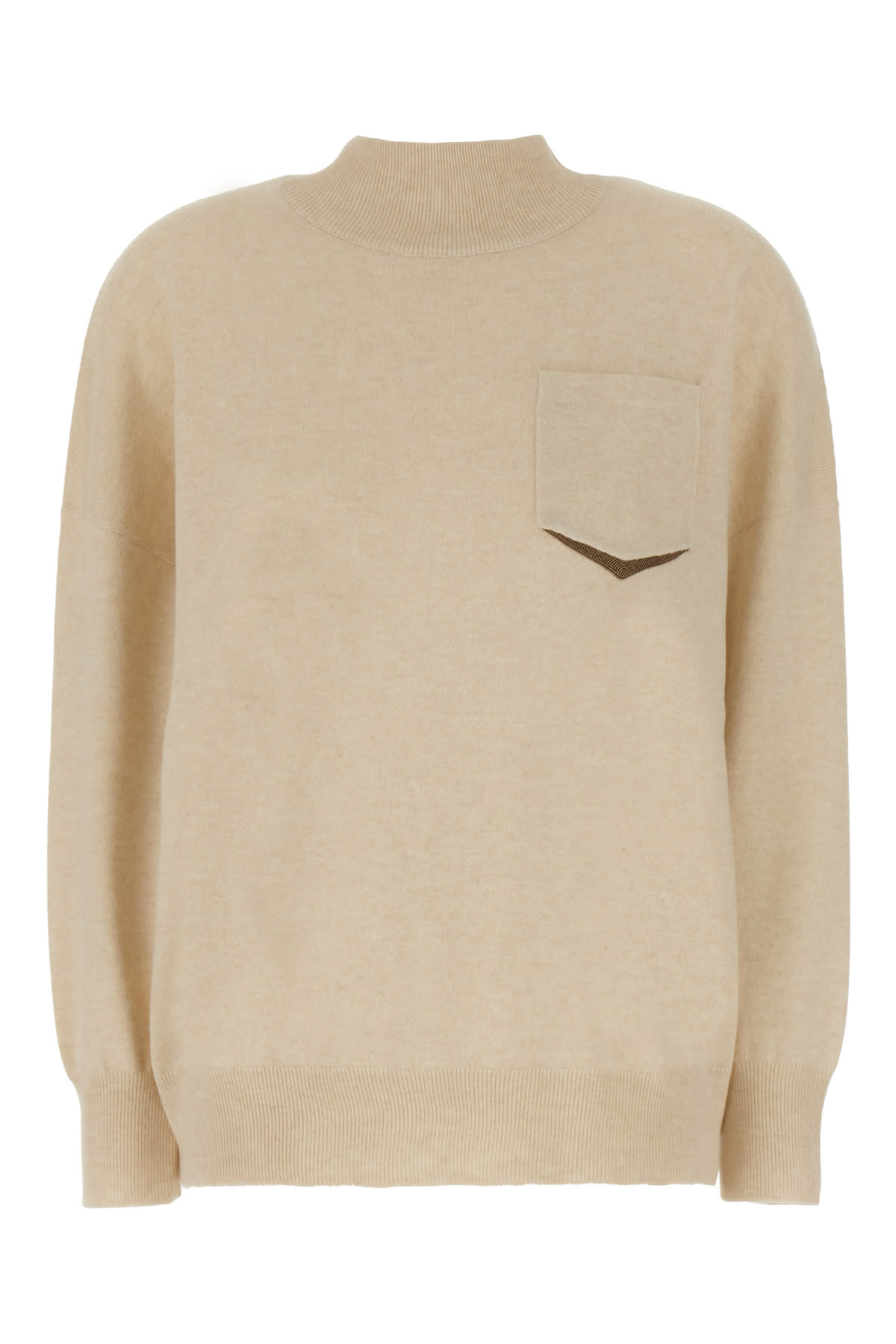 Brunello Cucinelli Cashmere Sweater Metal Pocket