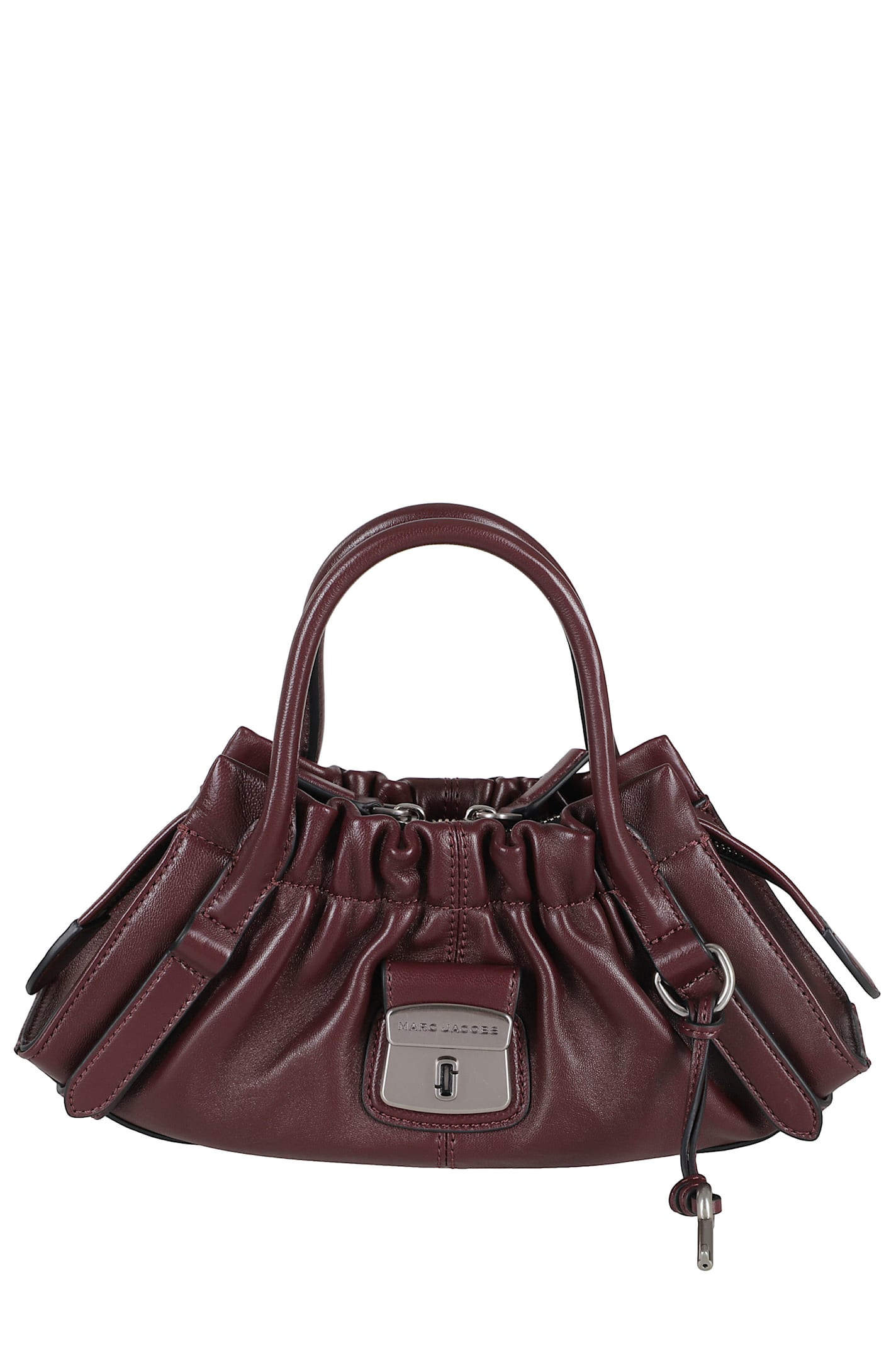 Marc Jacobs Marni Wide Black Bermuda With Marni Symbol Logo In Burgundy