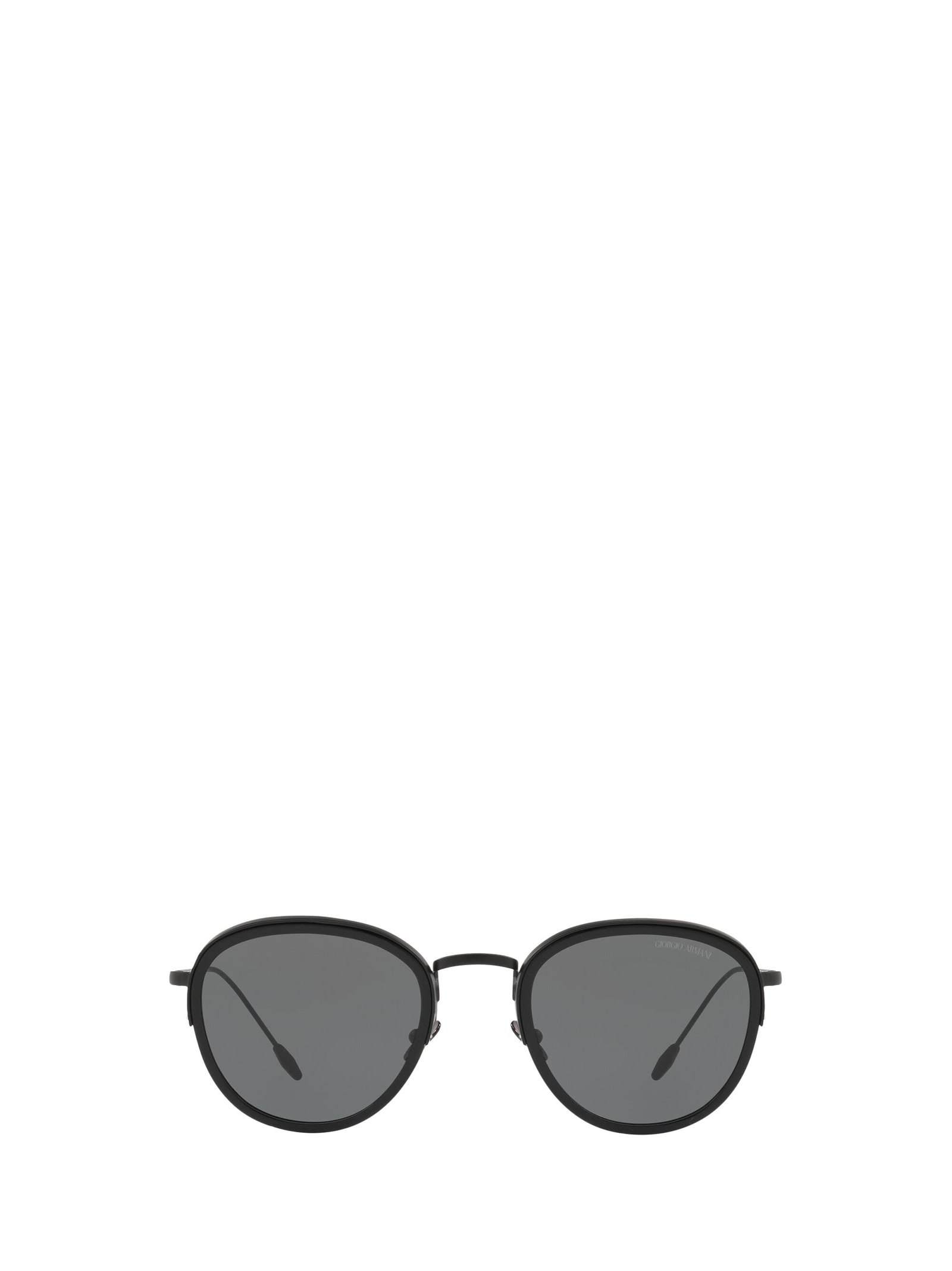 Shop Giorgio Armani Ar6068 Black Sunglasses