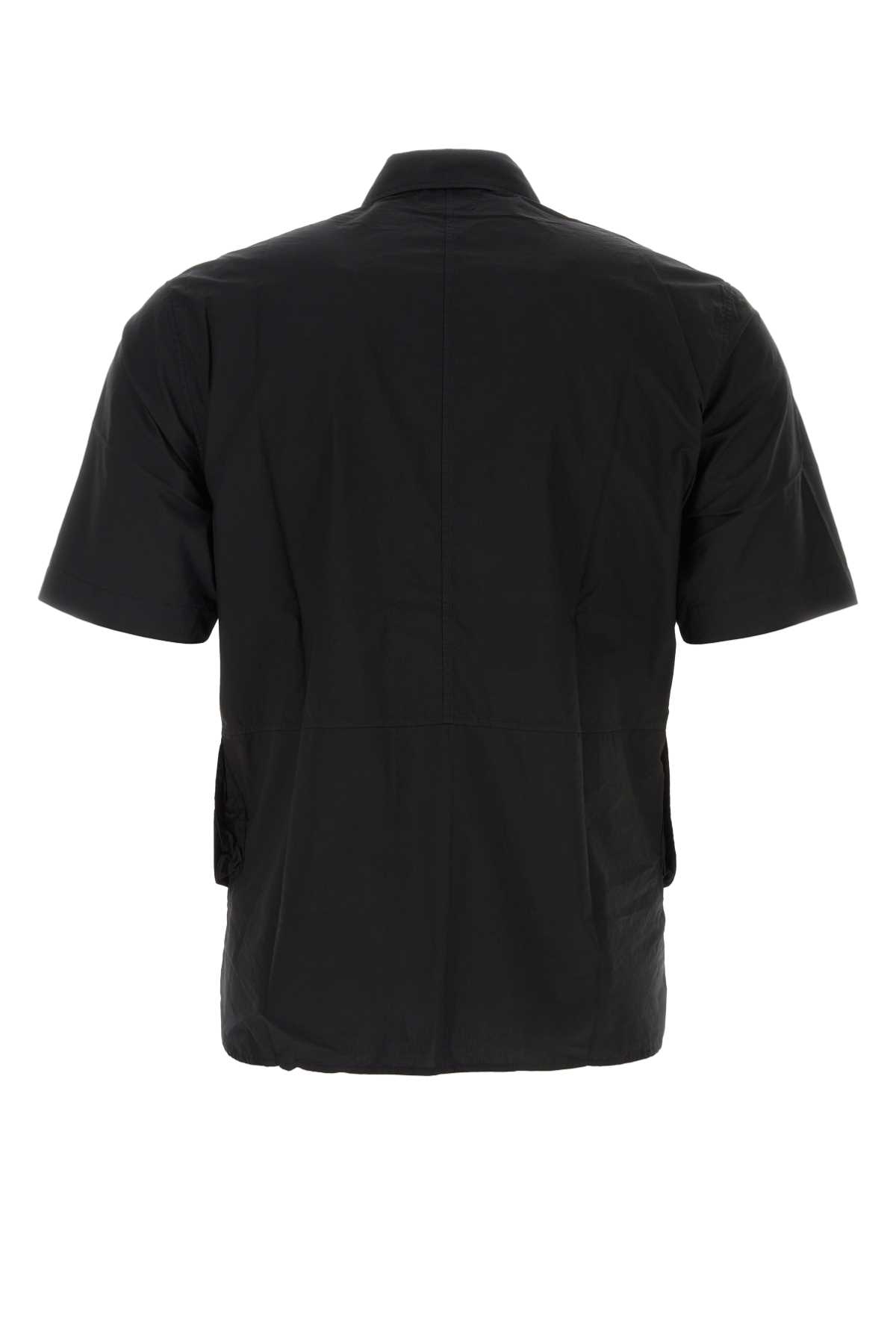 Shop C.p. Company Black Cotton Shirt