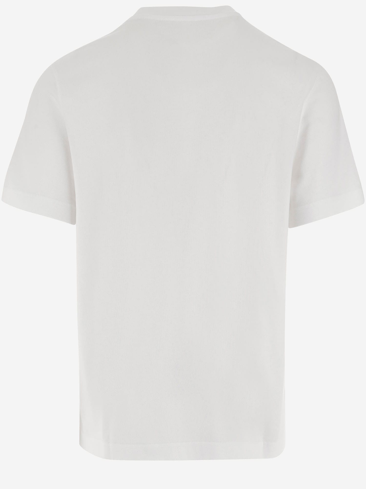Jacquemus 'le T-shirt Gros Grain' White T-shirt With Logo Patch On The Front