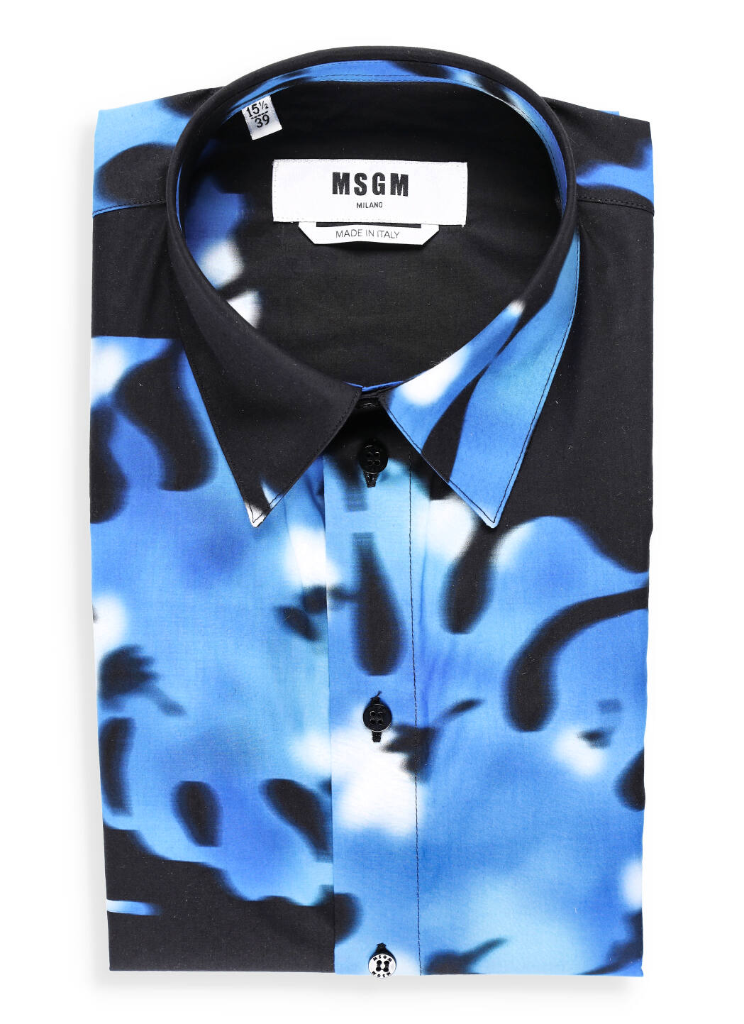 MSGM Bicolor Print Shirt