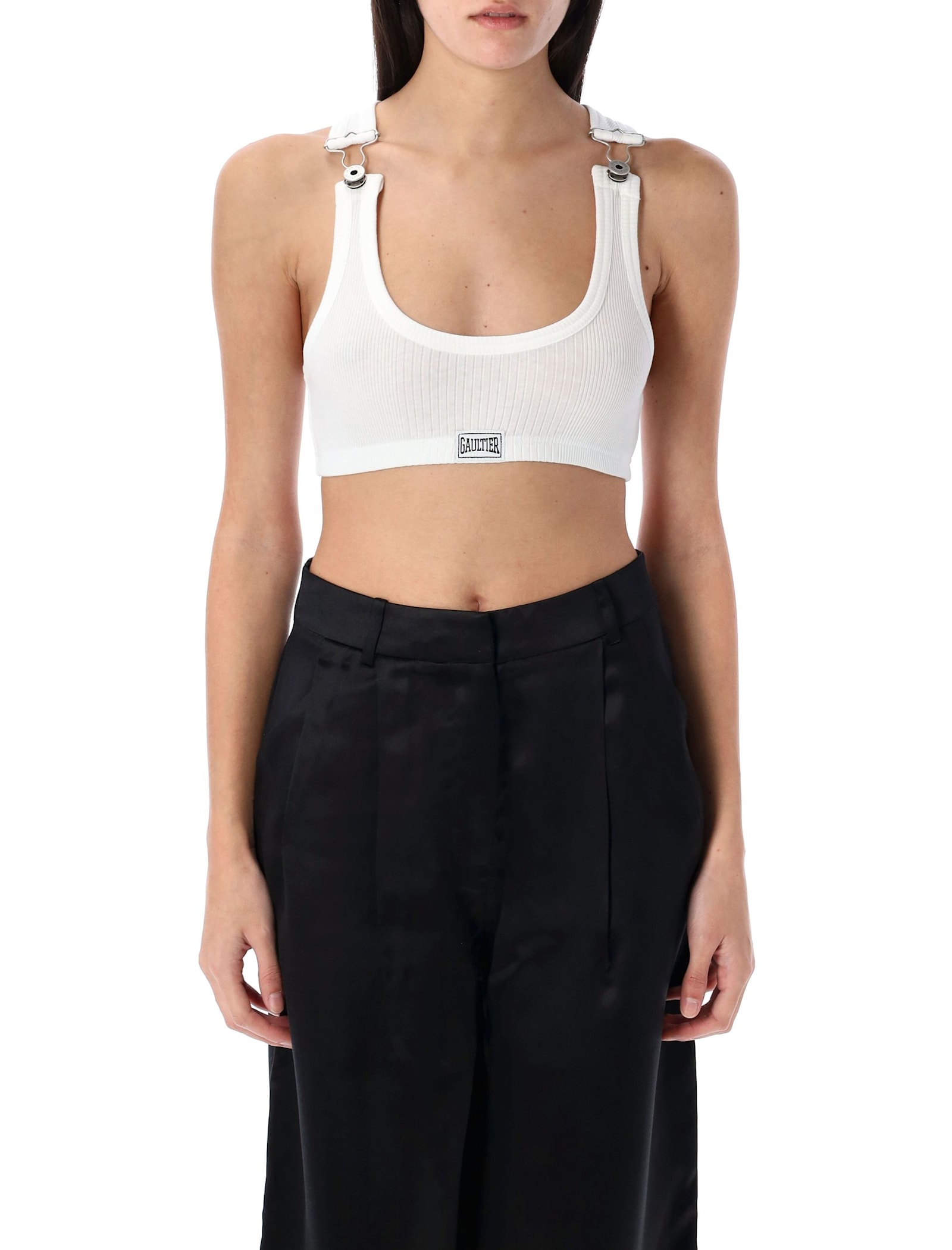 Cropped Patch Tank Top