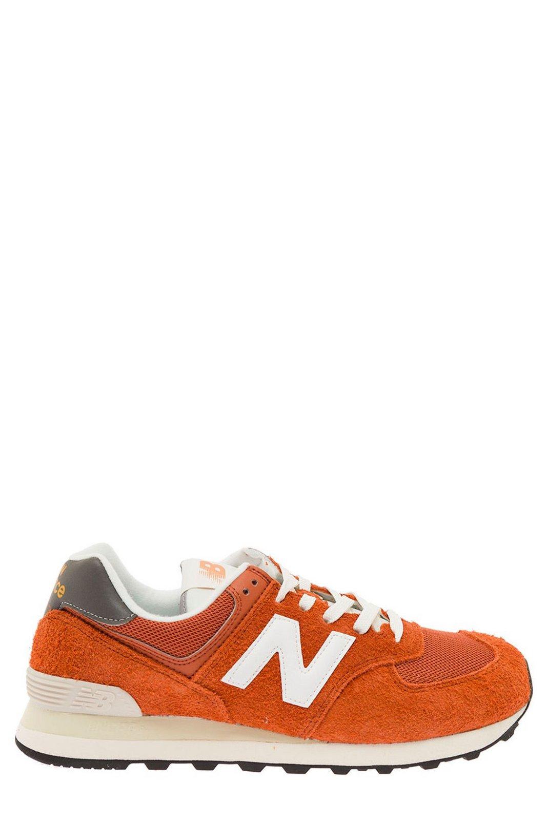 New Balance 574 Round Toe Lace-up Sneakers