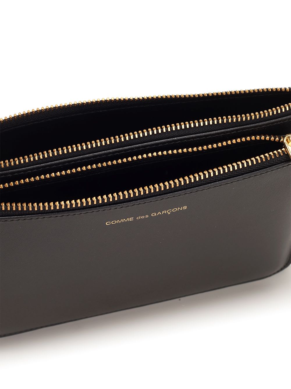 COMME DES GARÇONS BLACK LEATHER POUCH 