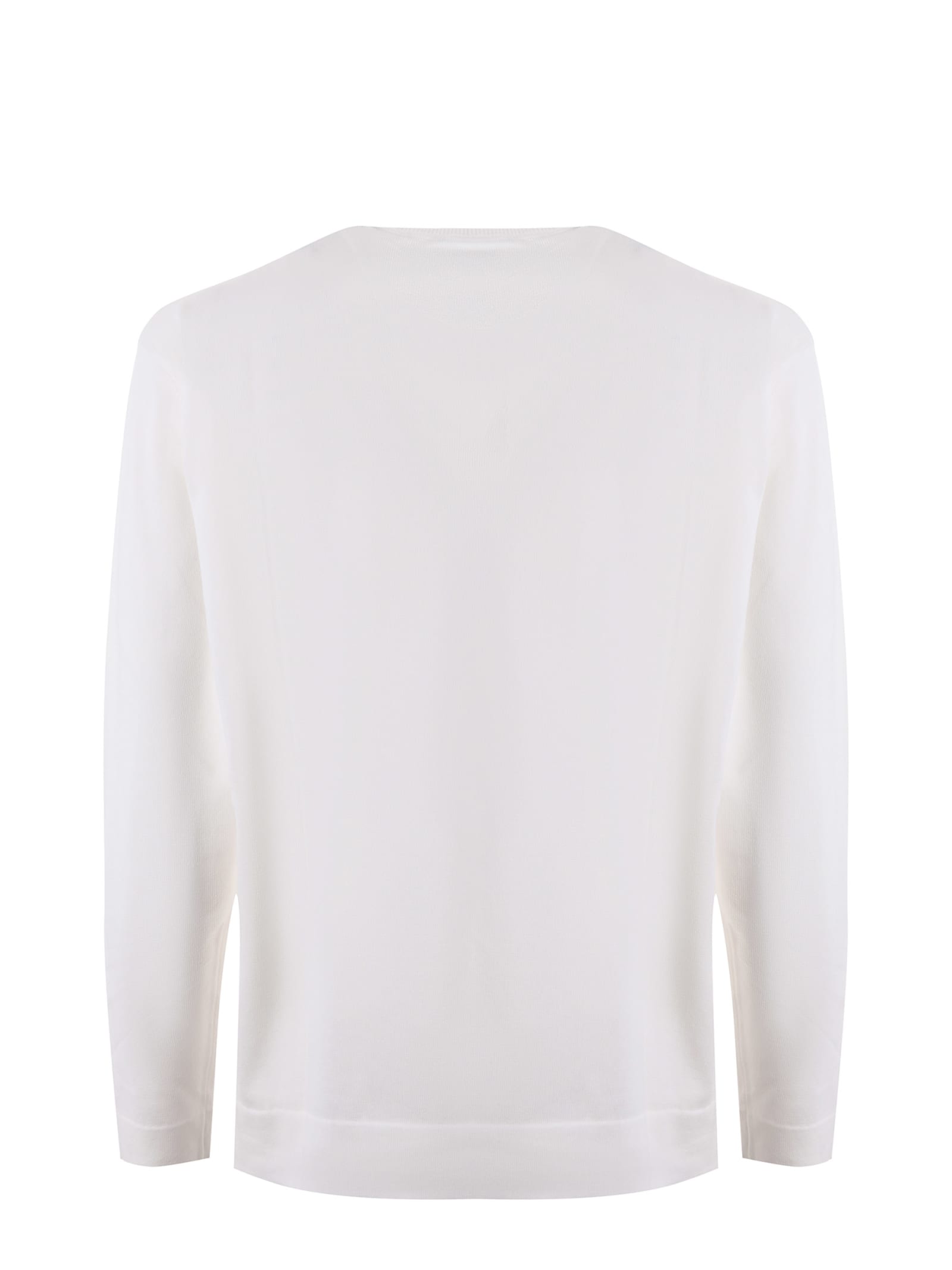 Shop C.p. Company Sweater In Bianco