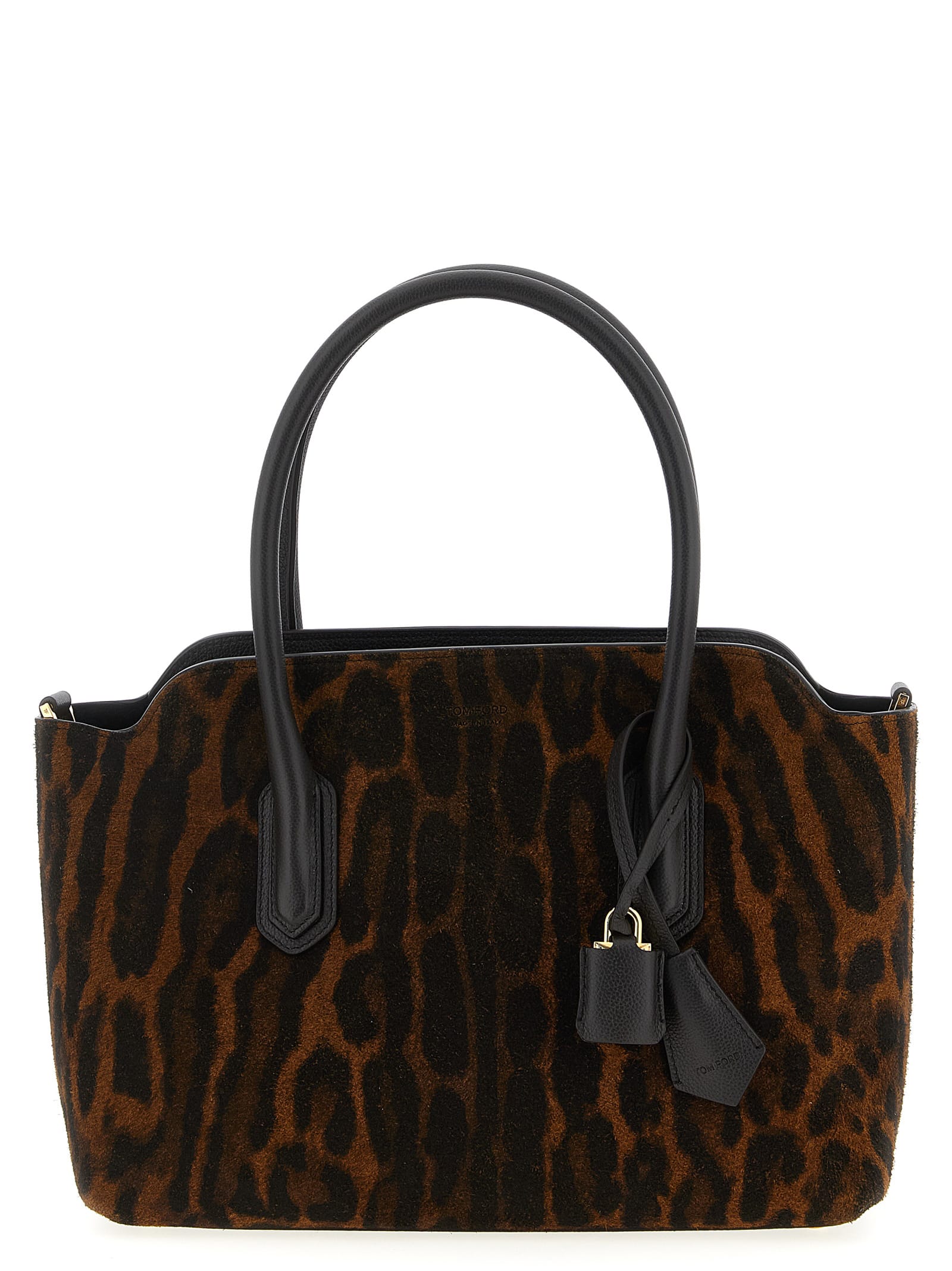 Tom Ford Ocelot Handbag In Brown