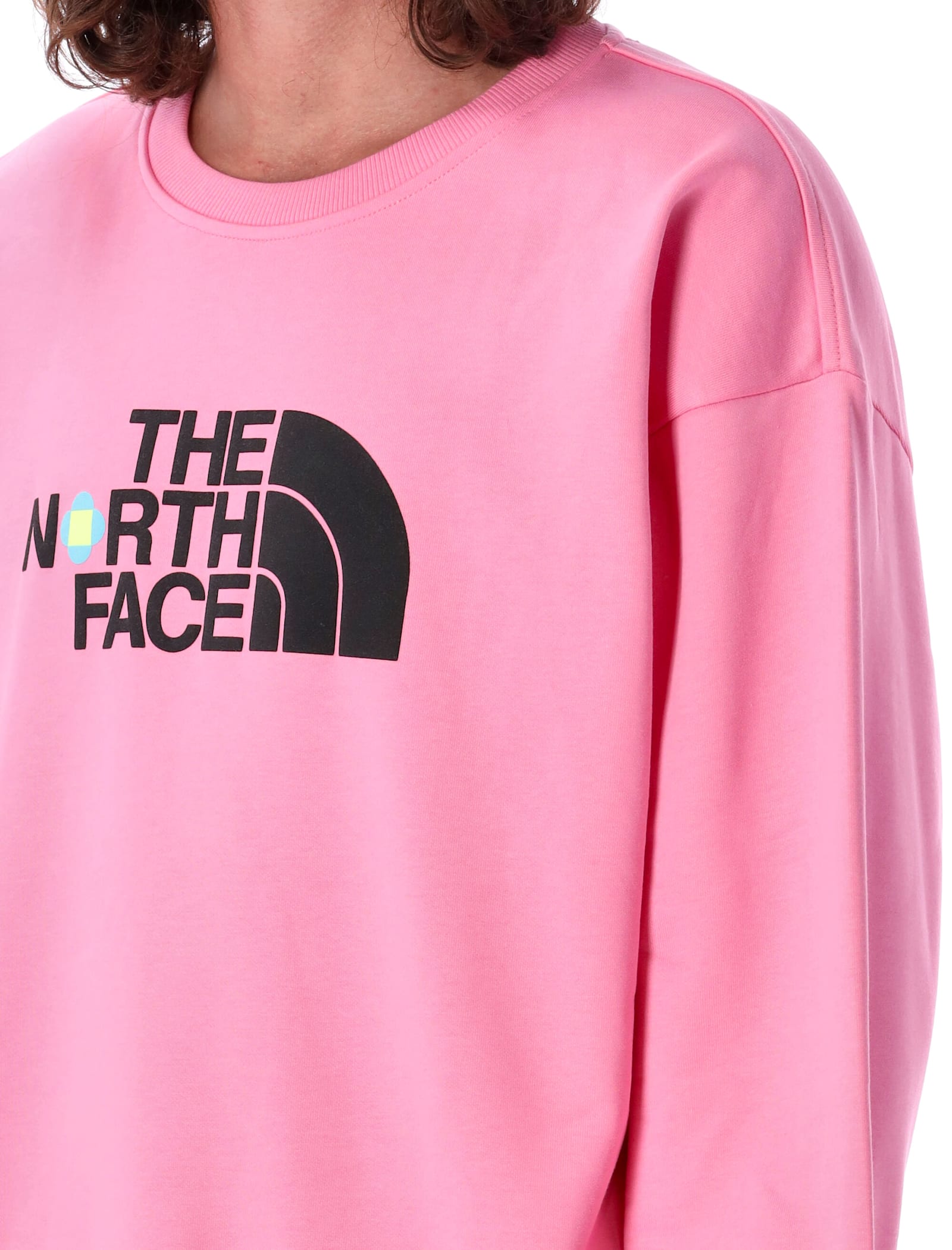 Shop The North Face Yinka Ilori Sweatshirt In Gamma Pink