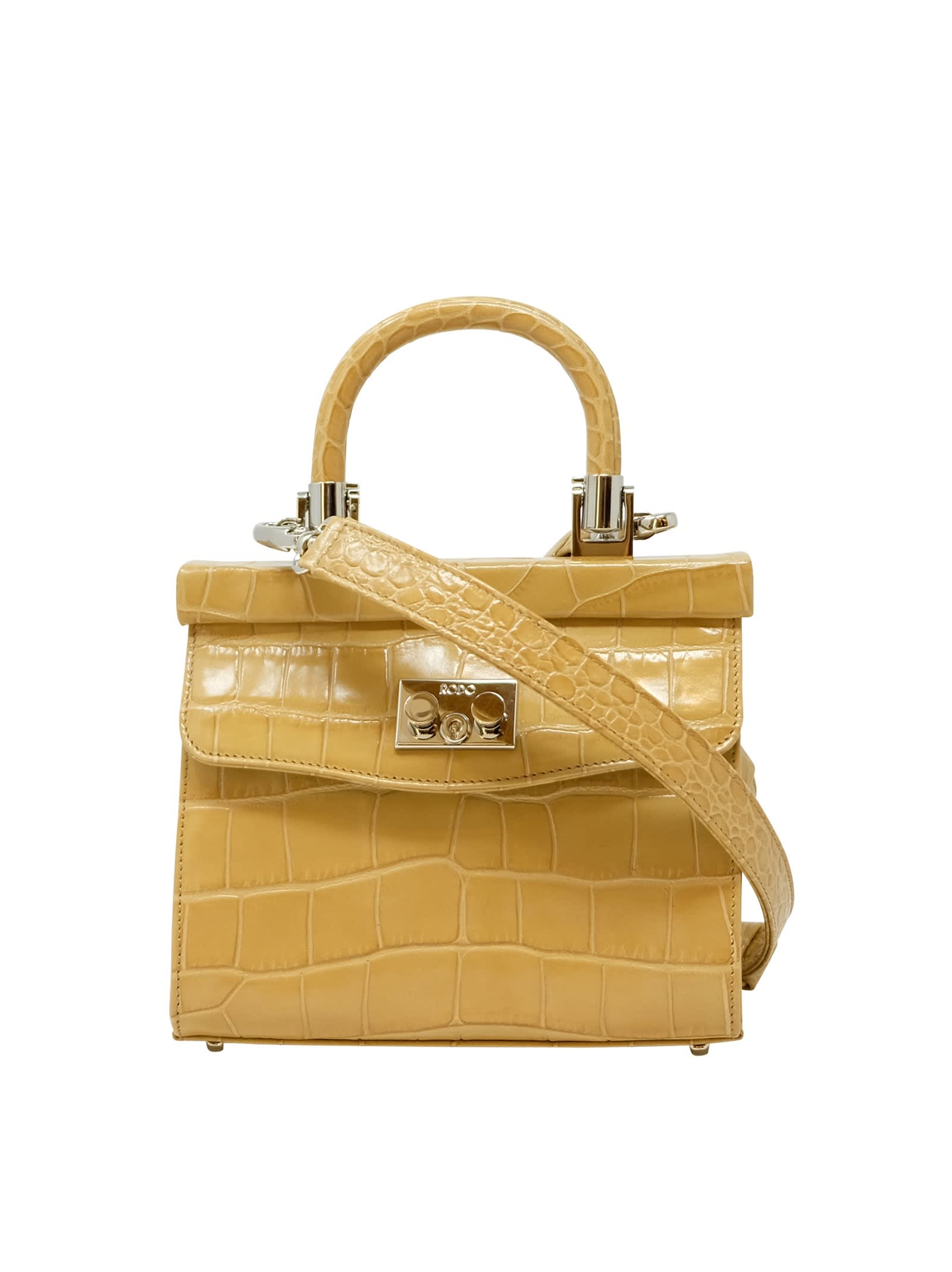Sahara Croco Leather Paris Handbag
