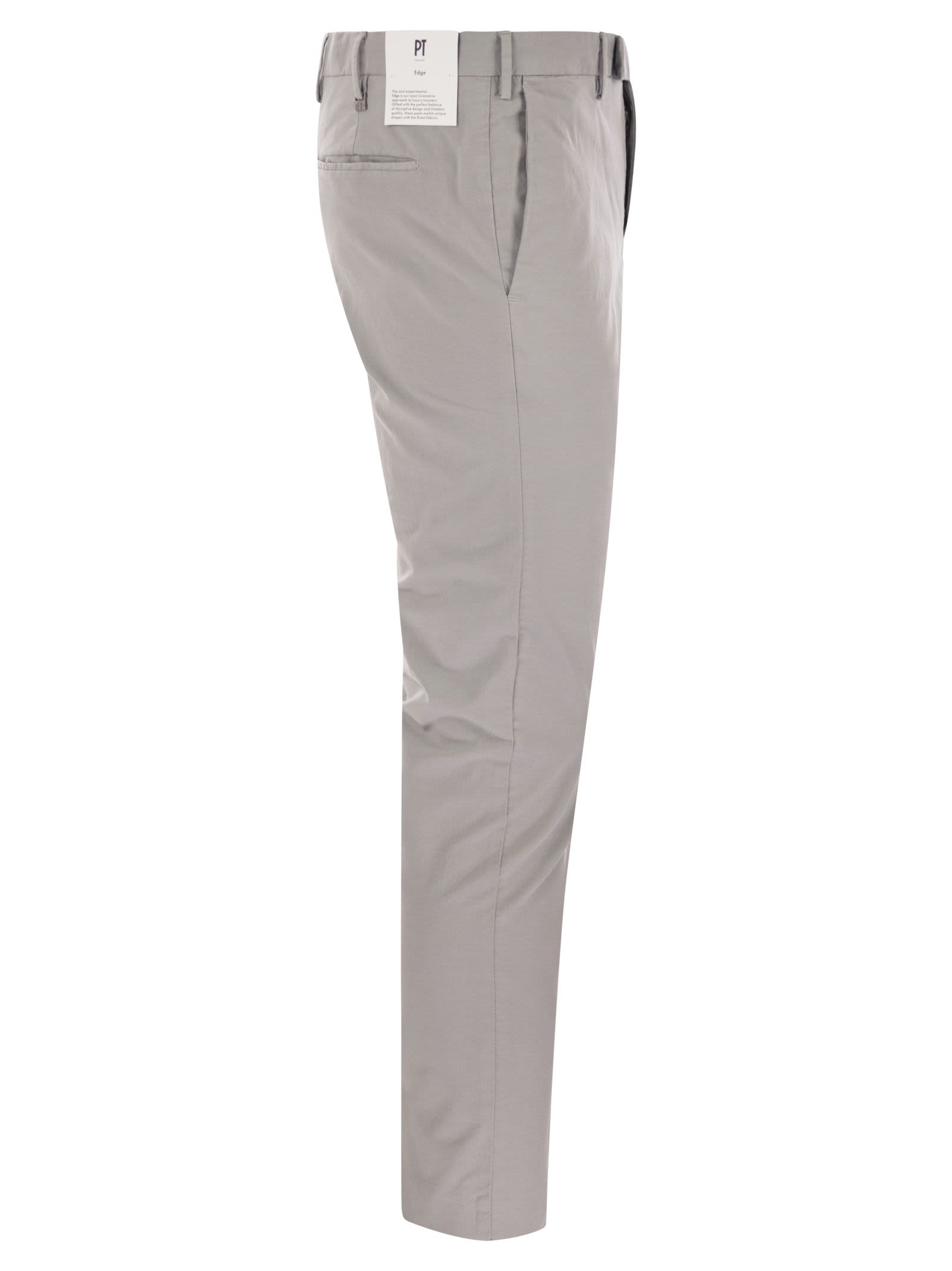 Pt Torino Trousers In Light Grey