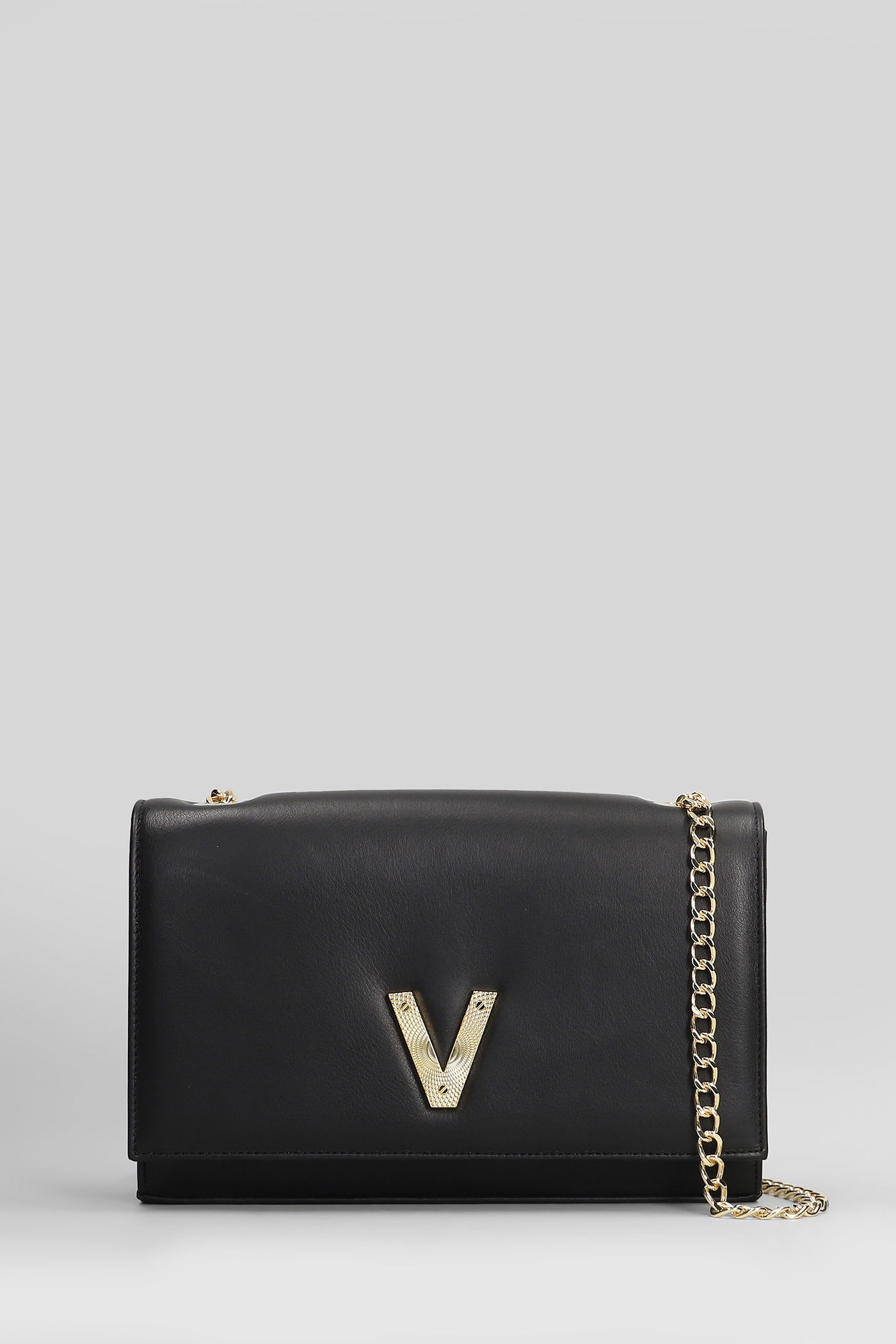 Shoulder Bag In Black Leather