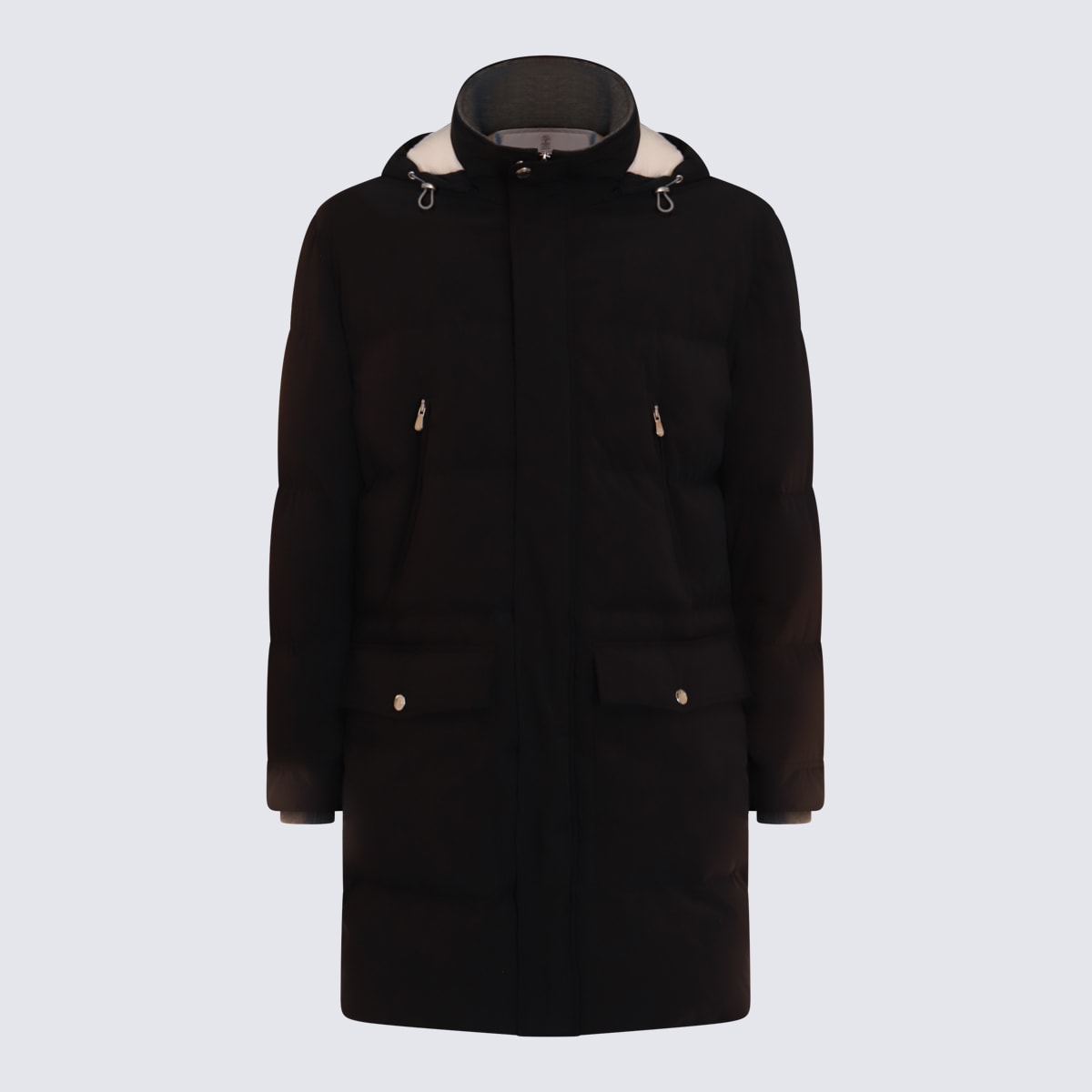 Shop Brunello Cucinelli Black Down Jacket